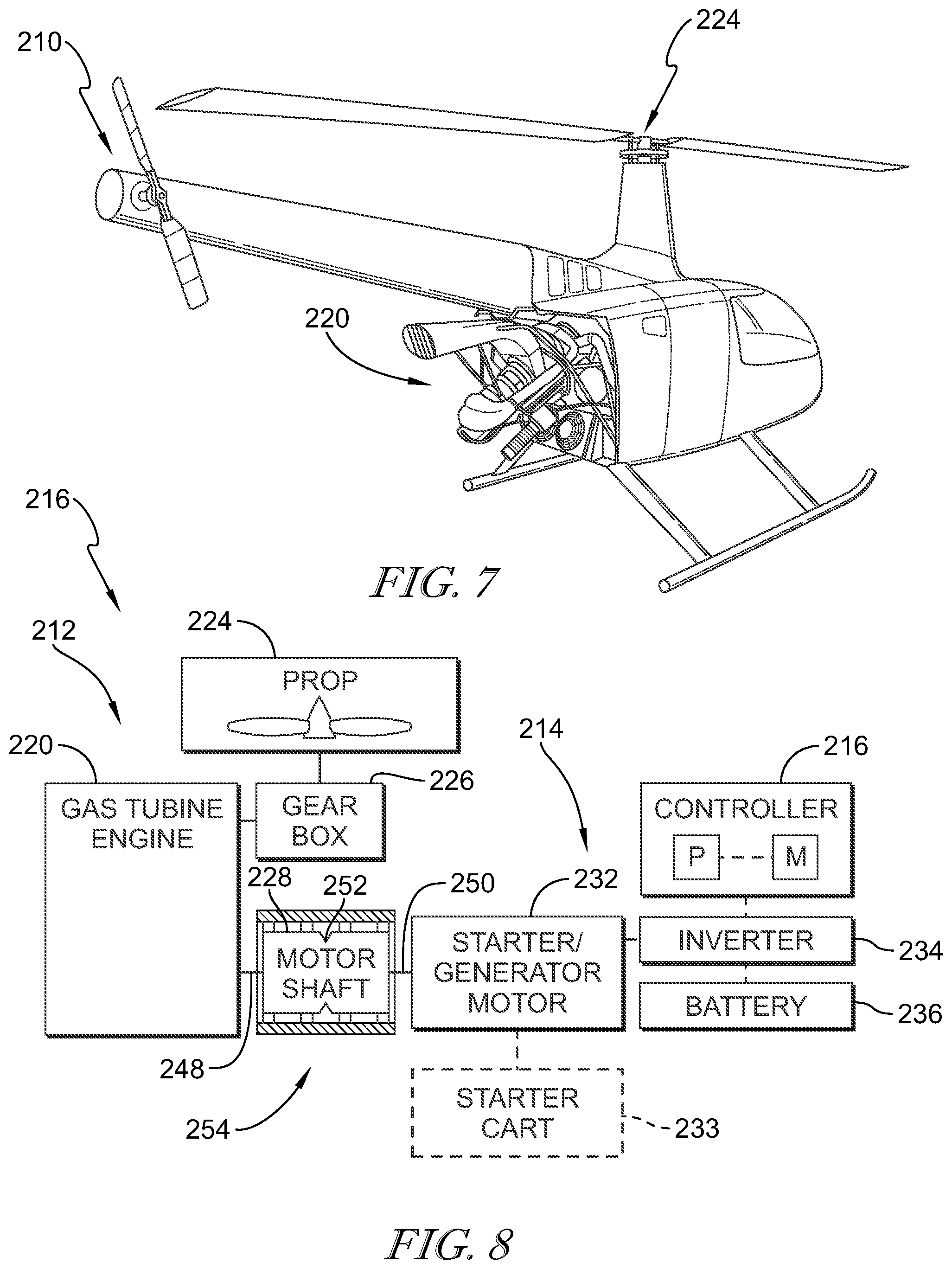 Patent US12328086 Figure 5 – Aircraft with engine-driven permanent magnet generator