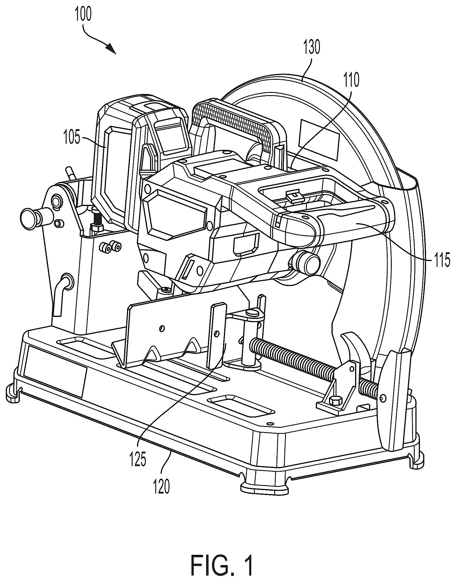 Patent US12328087 Figure 1 – Power tool having stamped brake resistor