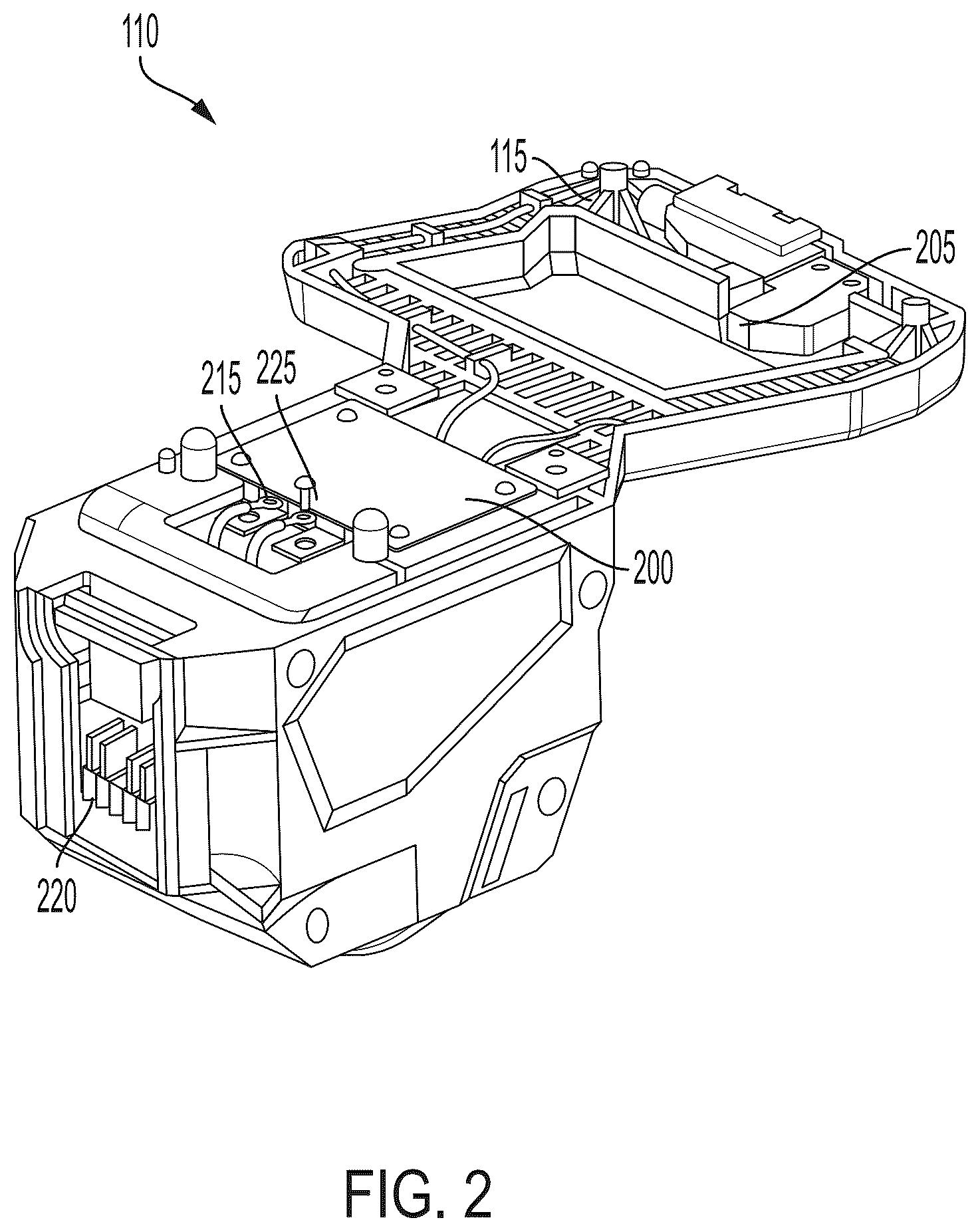 Patent US12328087 Figure 2 – Power tool having stamped brake resistor