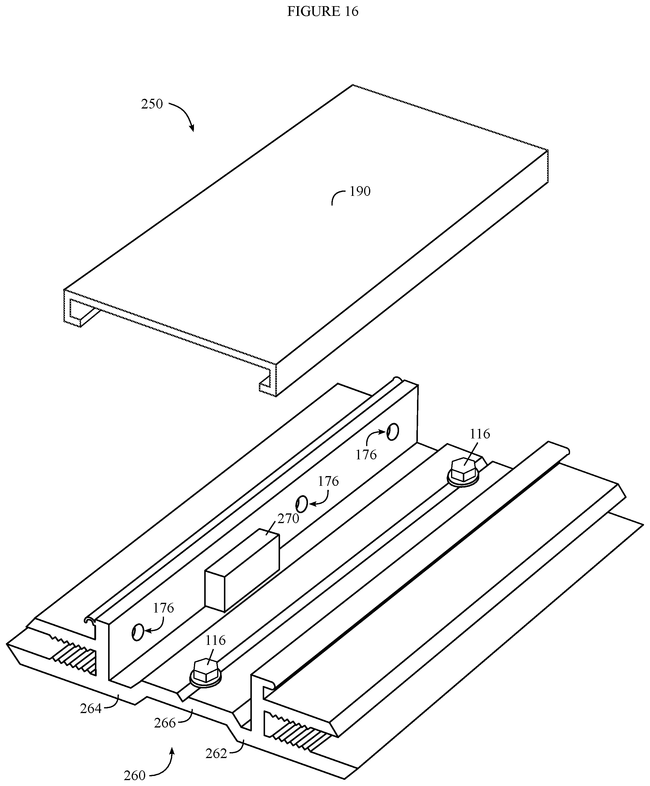 Patent US12328092 Figure 8 – Devices and methods for mounting solar panels