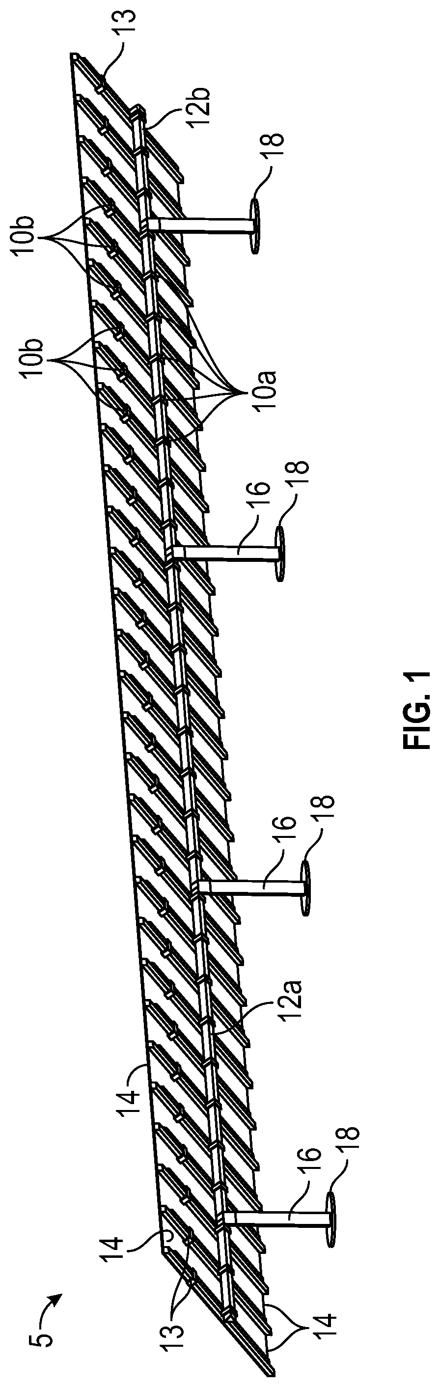 Patent US12328093 — Fastening assembly for solar power systems and tools thereof — Figure 1