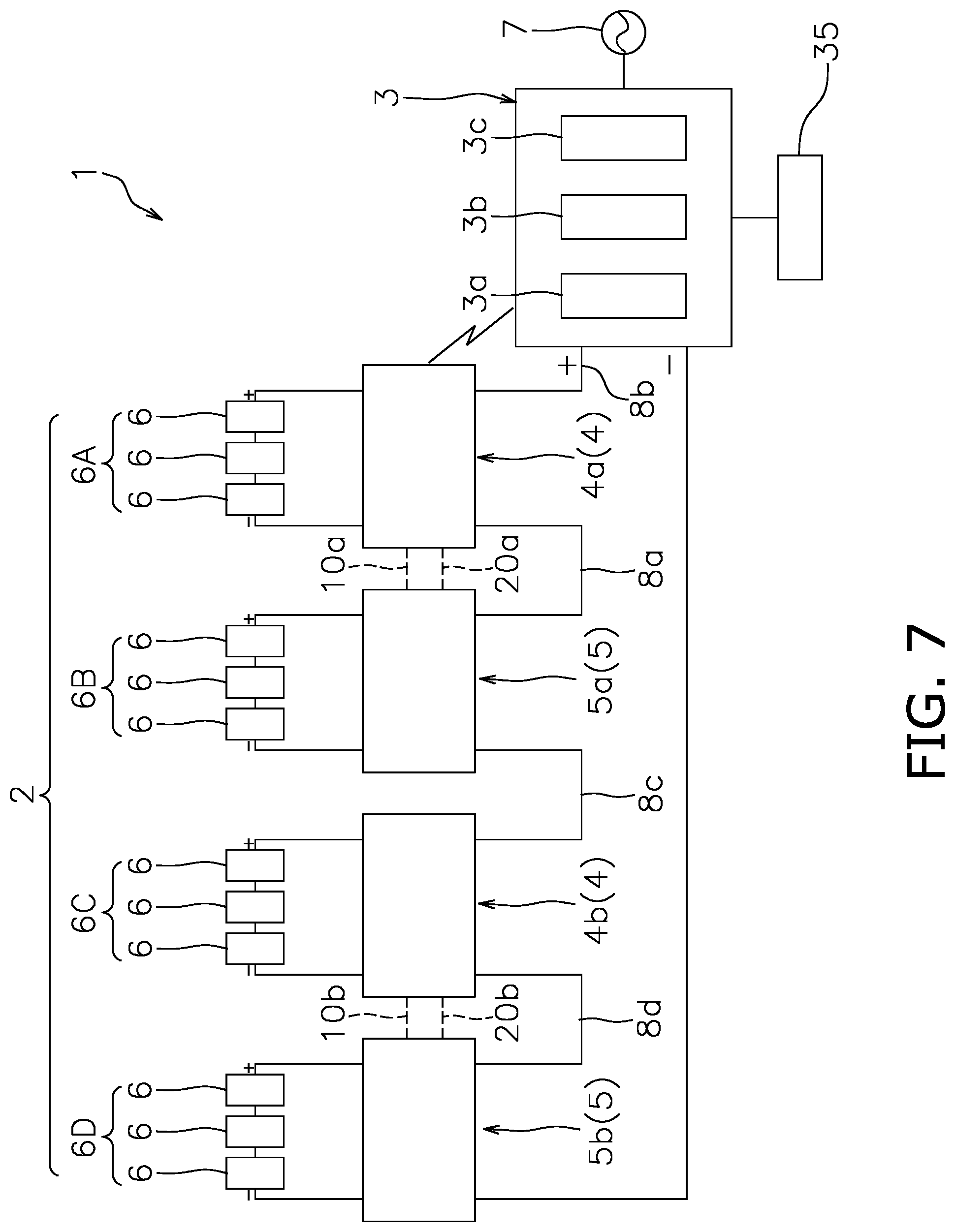 Patent US12328098 Figure 7 – Solar power generation system