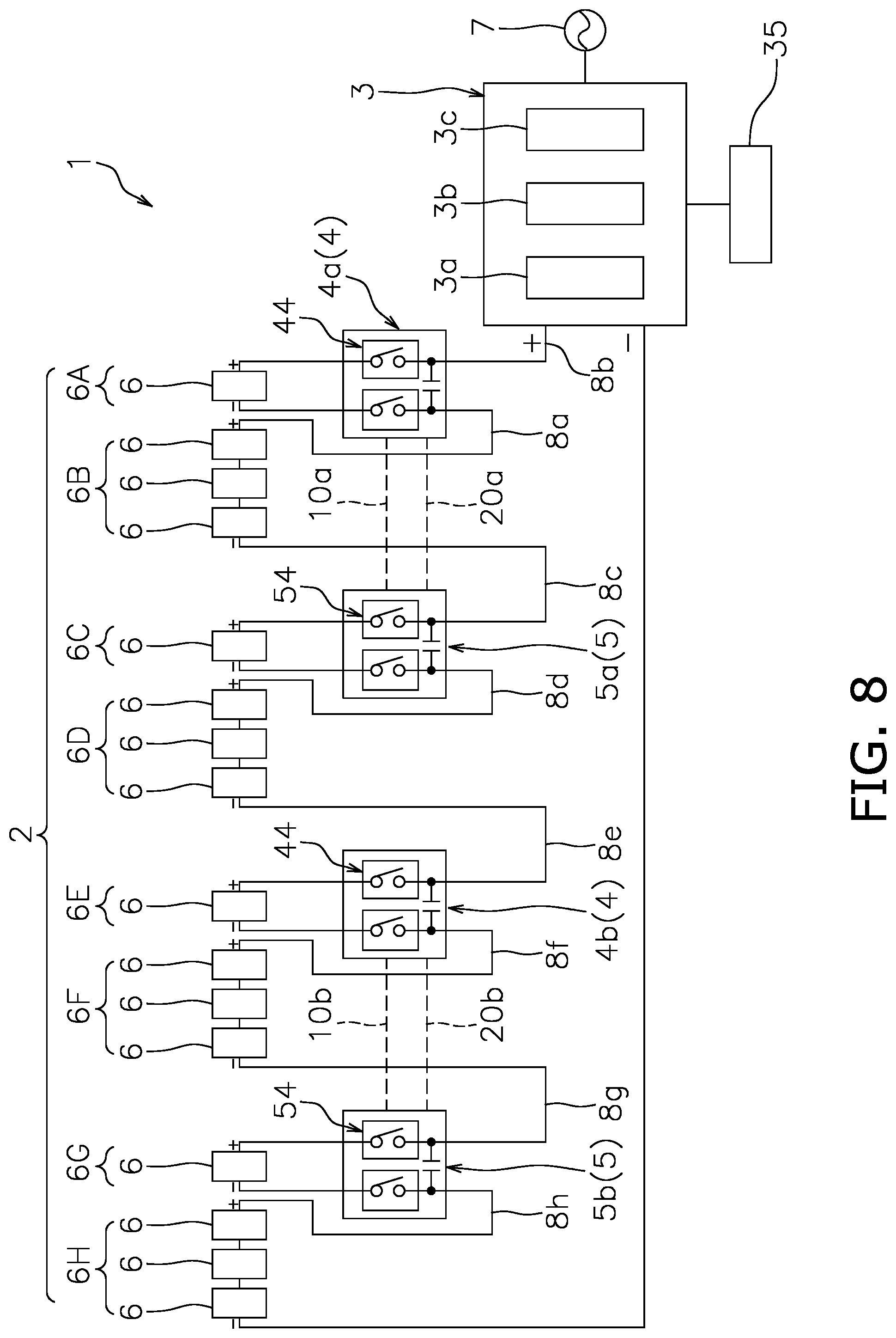 Patent US12328098 Figure 8 – Solar power generation system