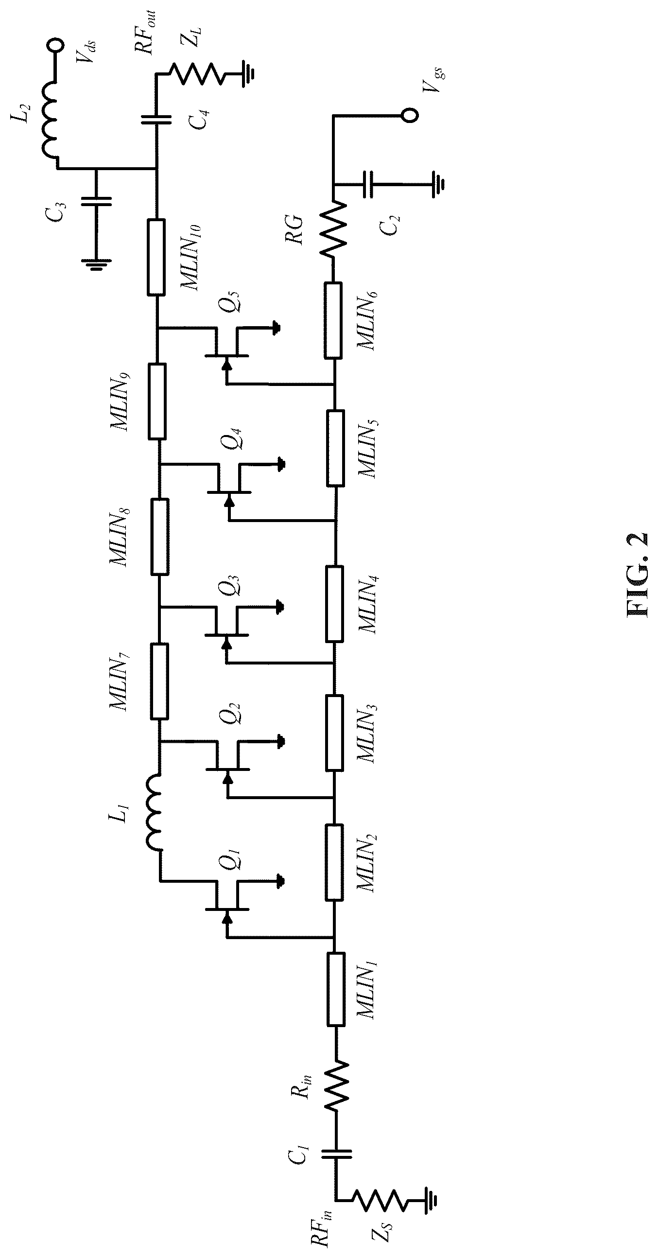 Patent US12328104 Figure 2 – Power amplifier