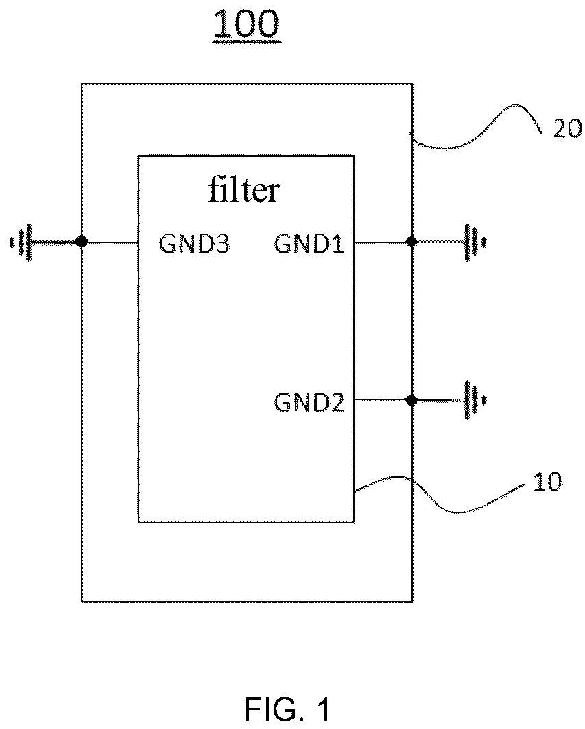 Patent US12328109 — Filter circuit and electronic device — Figure 1