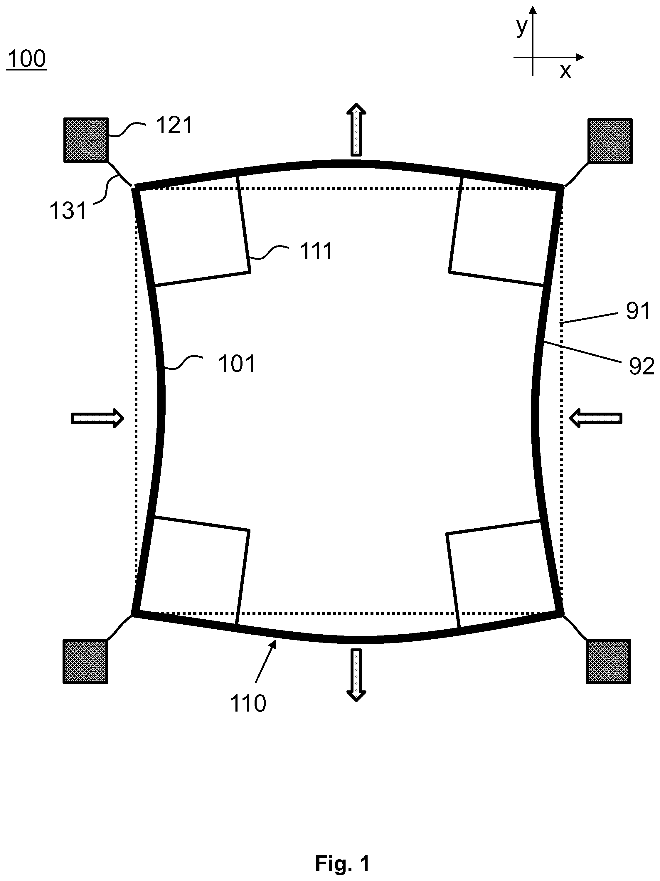 Patent US12328110 Figure 1 – Microelectromechanical system resonator assembly