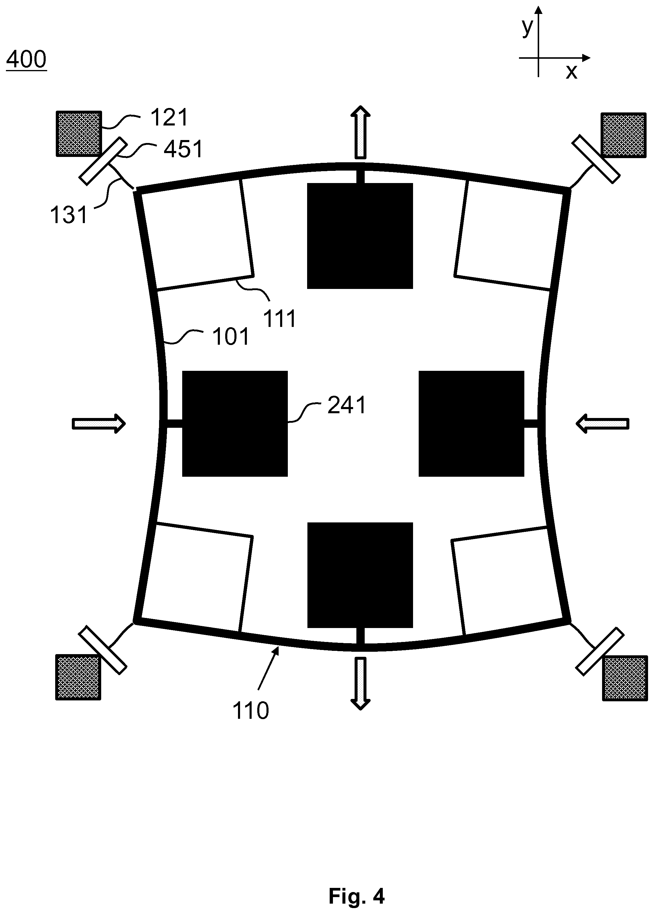 Patent US12328110 Figure 4 – Microelectromechanical system resonator assembly