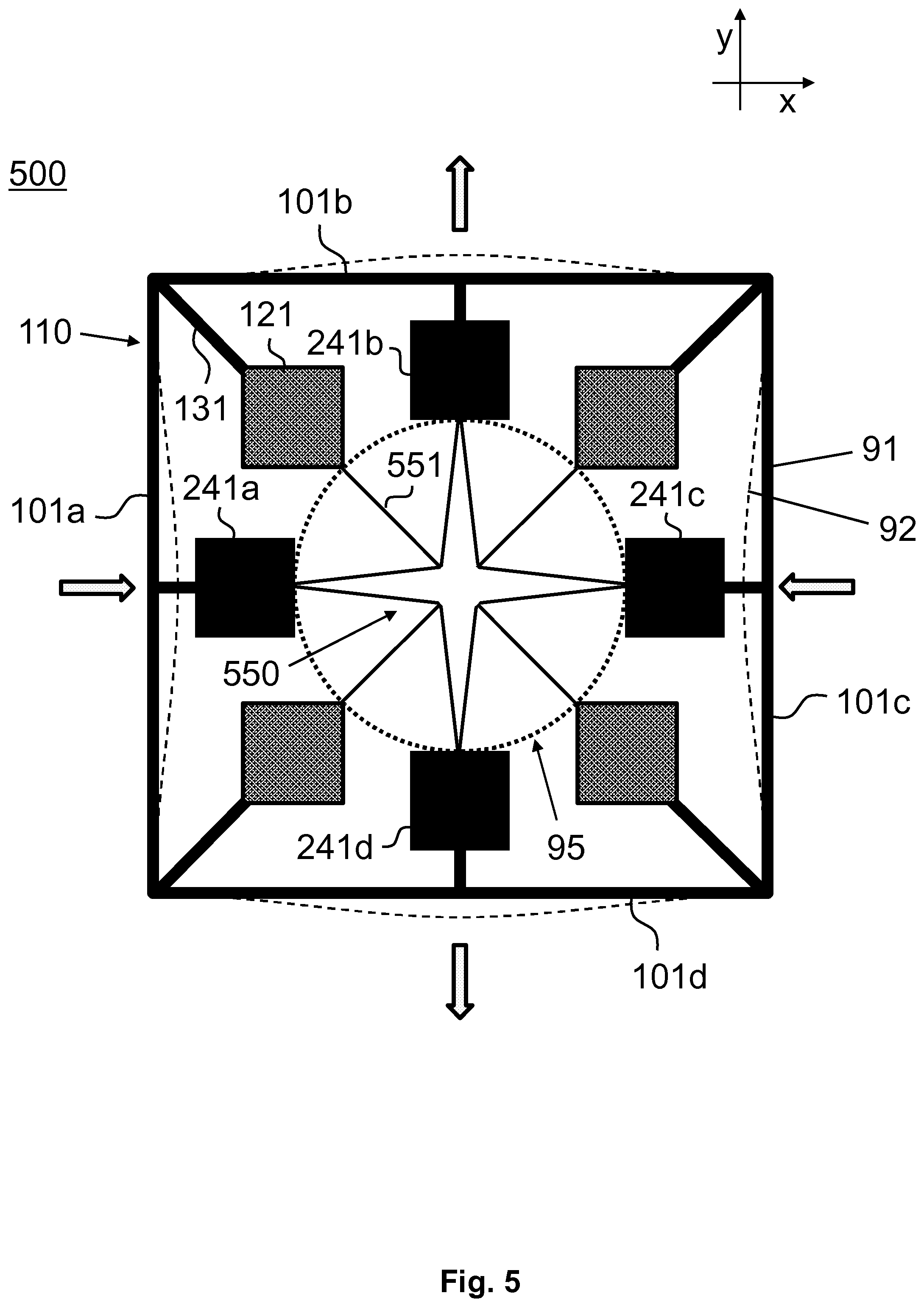 Patent US12328110 Figure 5 – Microelectromechanical system resonator assembly