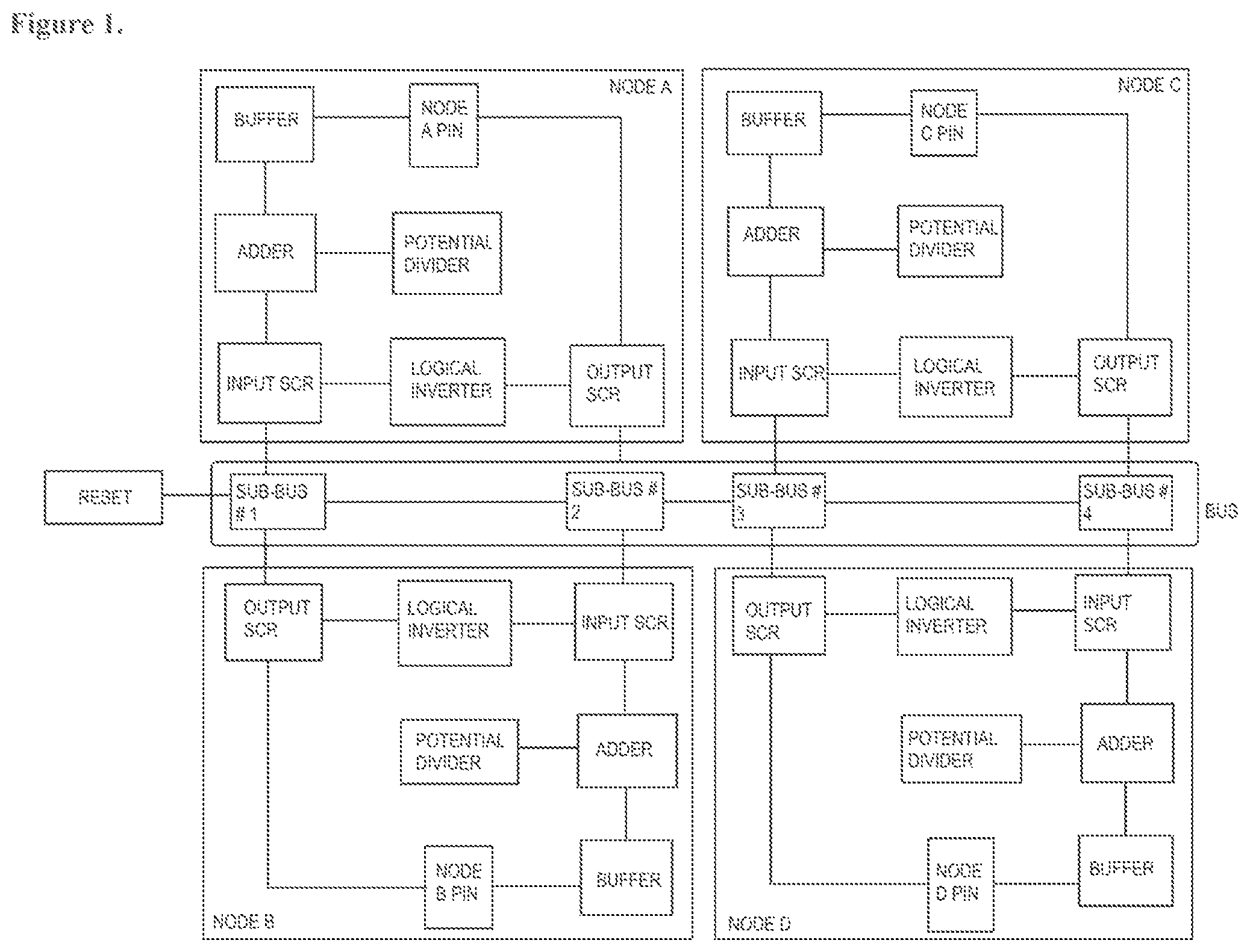 Patent US12328114 — Neuron—an electronic circuit to control direction of electrical data signals — Figure 1