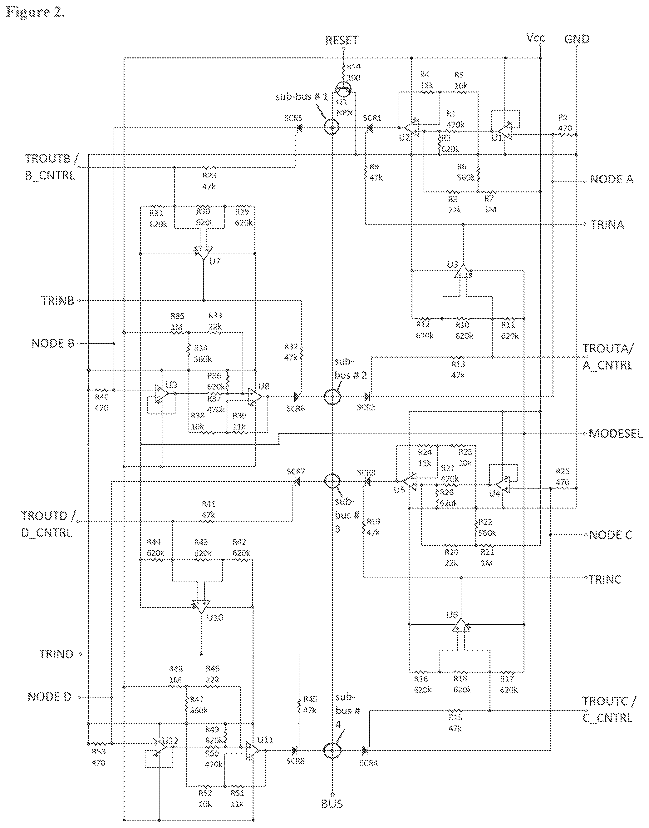 Patent US12328114 Figure 2 – Neuron—an electronic circuit to control direction of electrical data signals