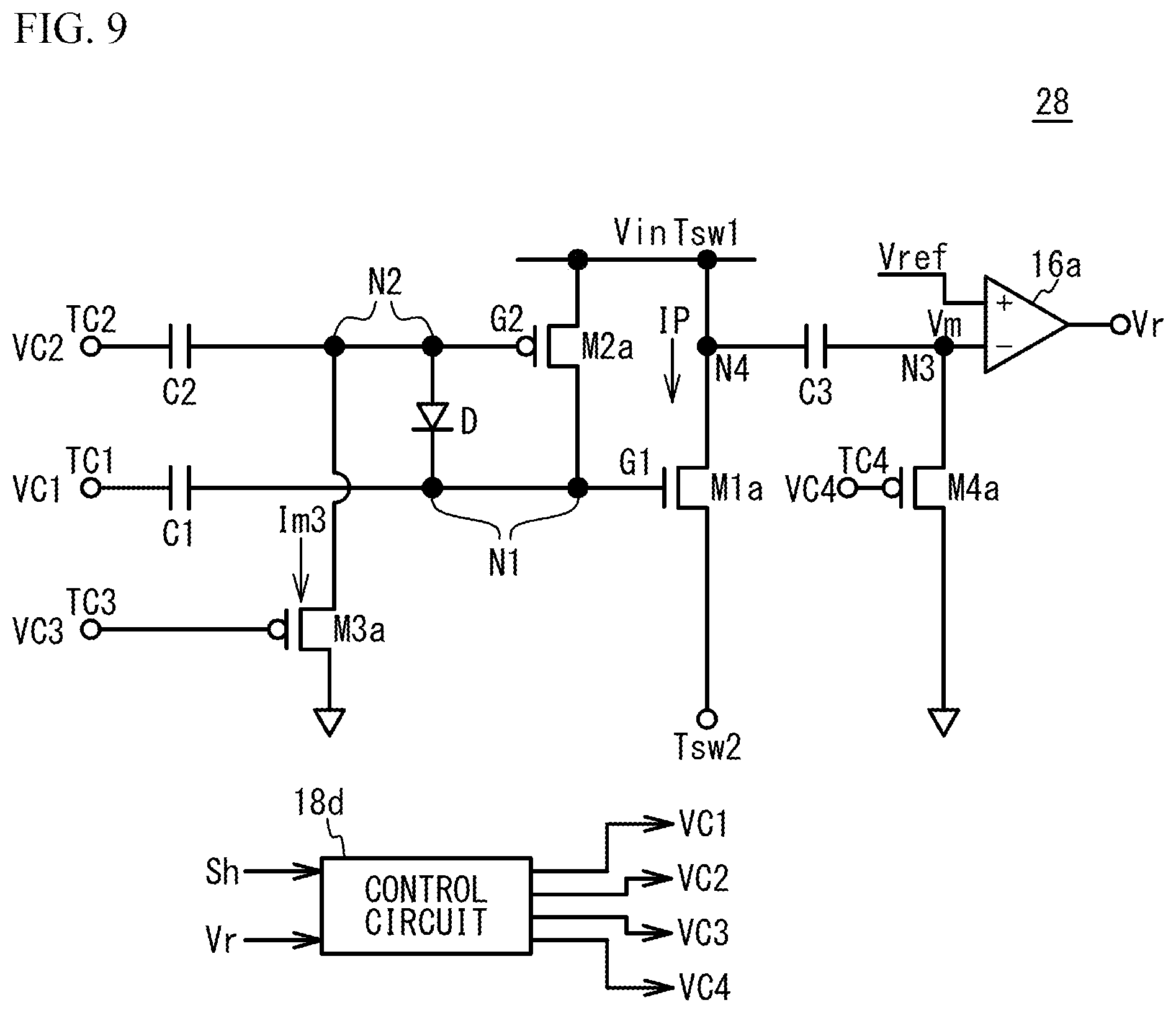 Patent US12328115 Figure 9 – Switching circuit and power supply circuit