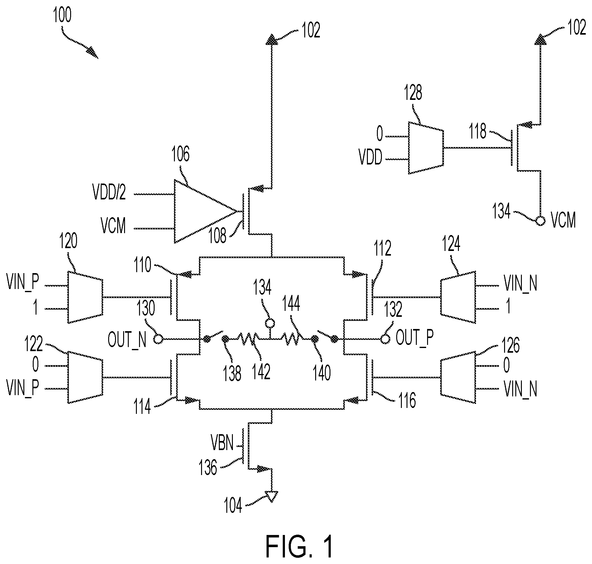 Patent US12328118 Figure 1 – Channel based configurable CML, LVDS, open drain output