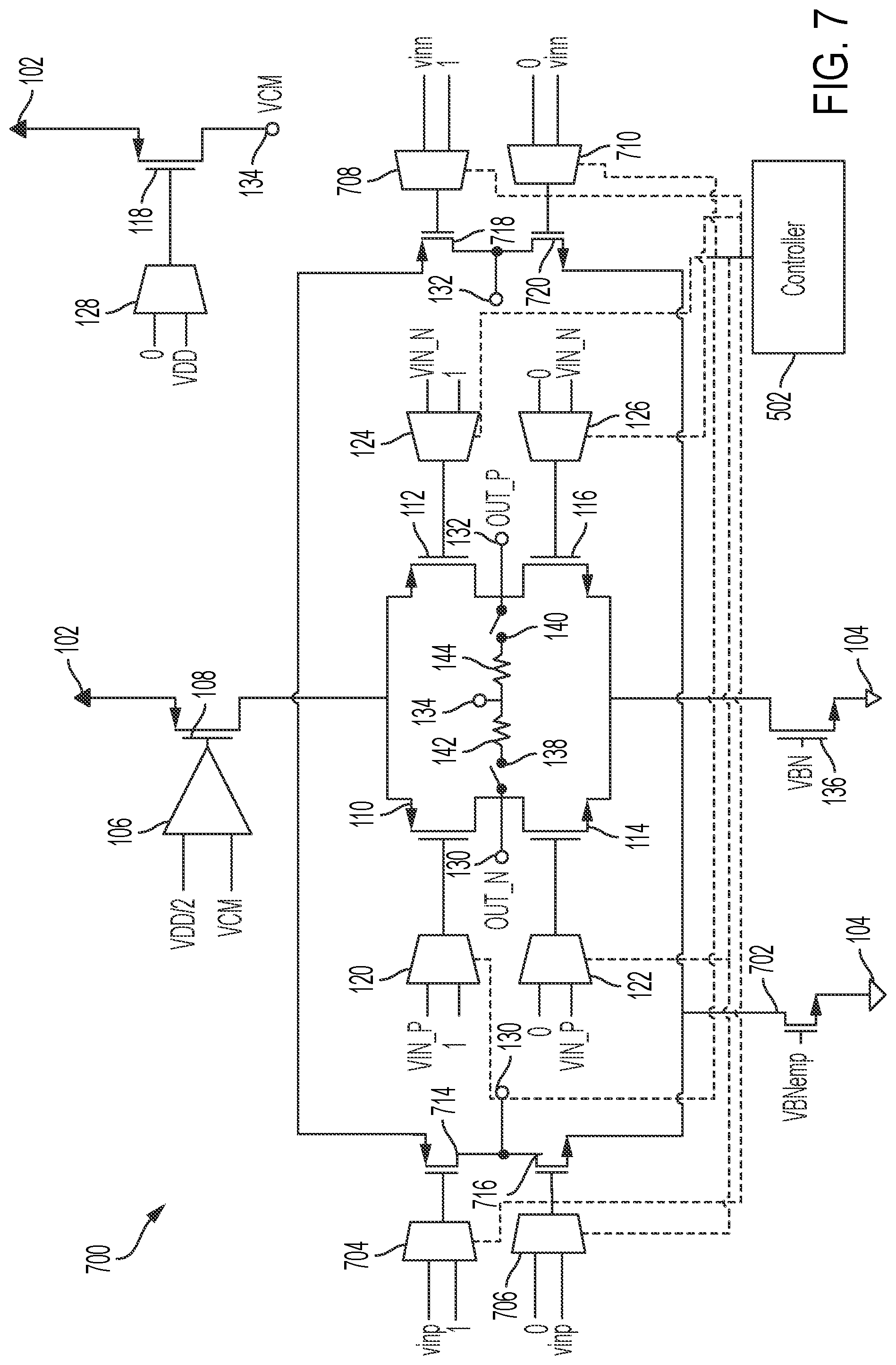 Patent US12328118 Figure 7 – Channel based configurable CML, LVDS, open drain output