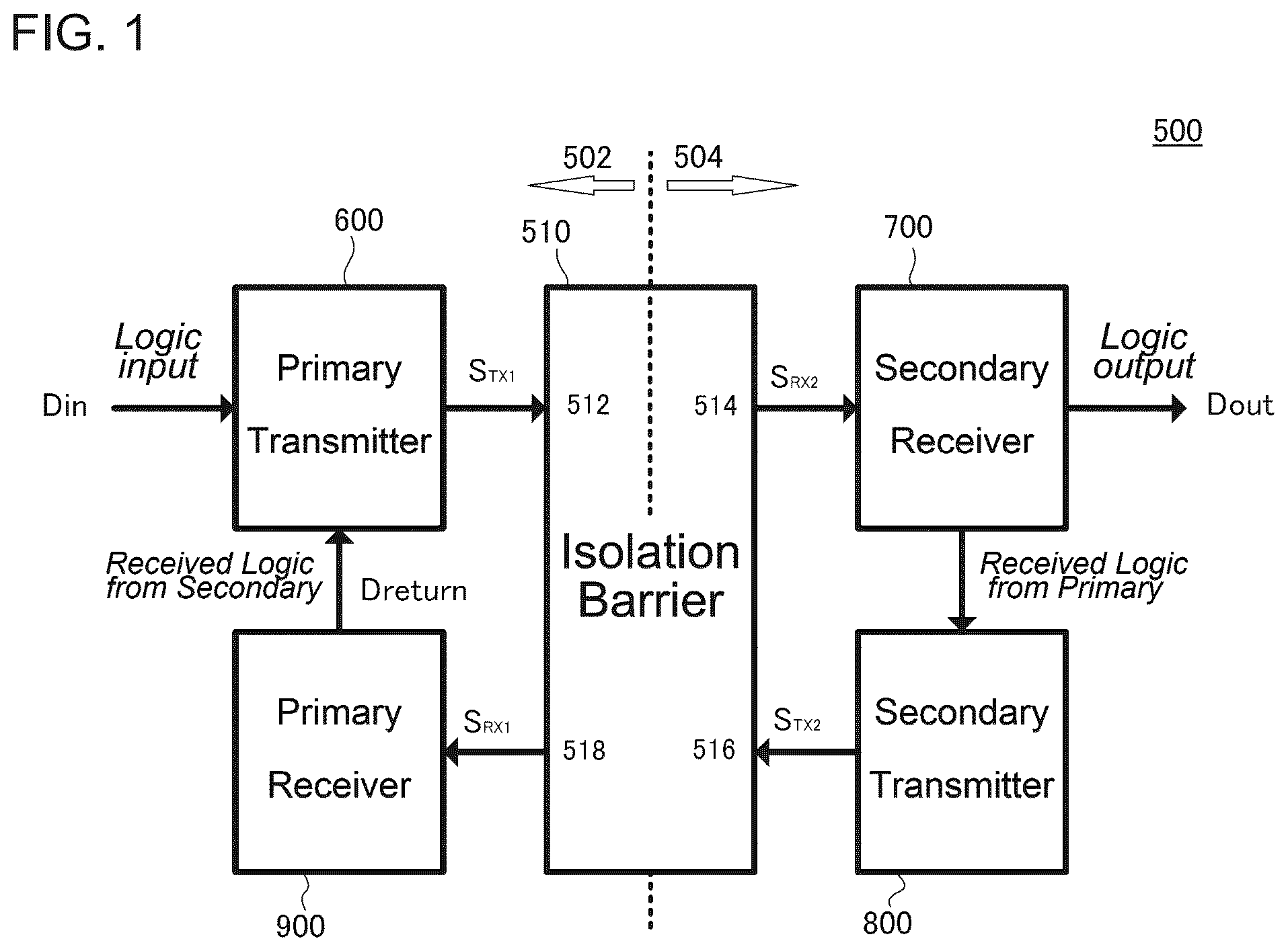 Patent US12328119 Figure 1 – Transmission circuit