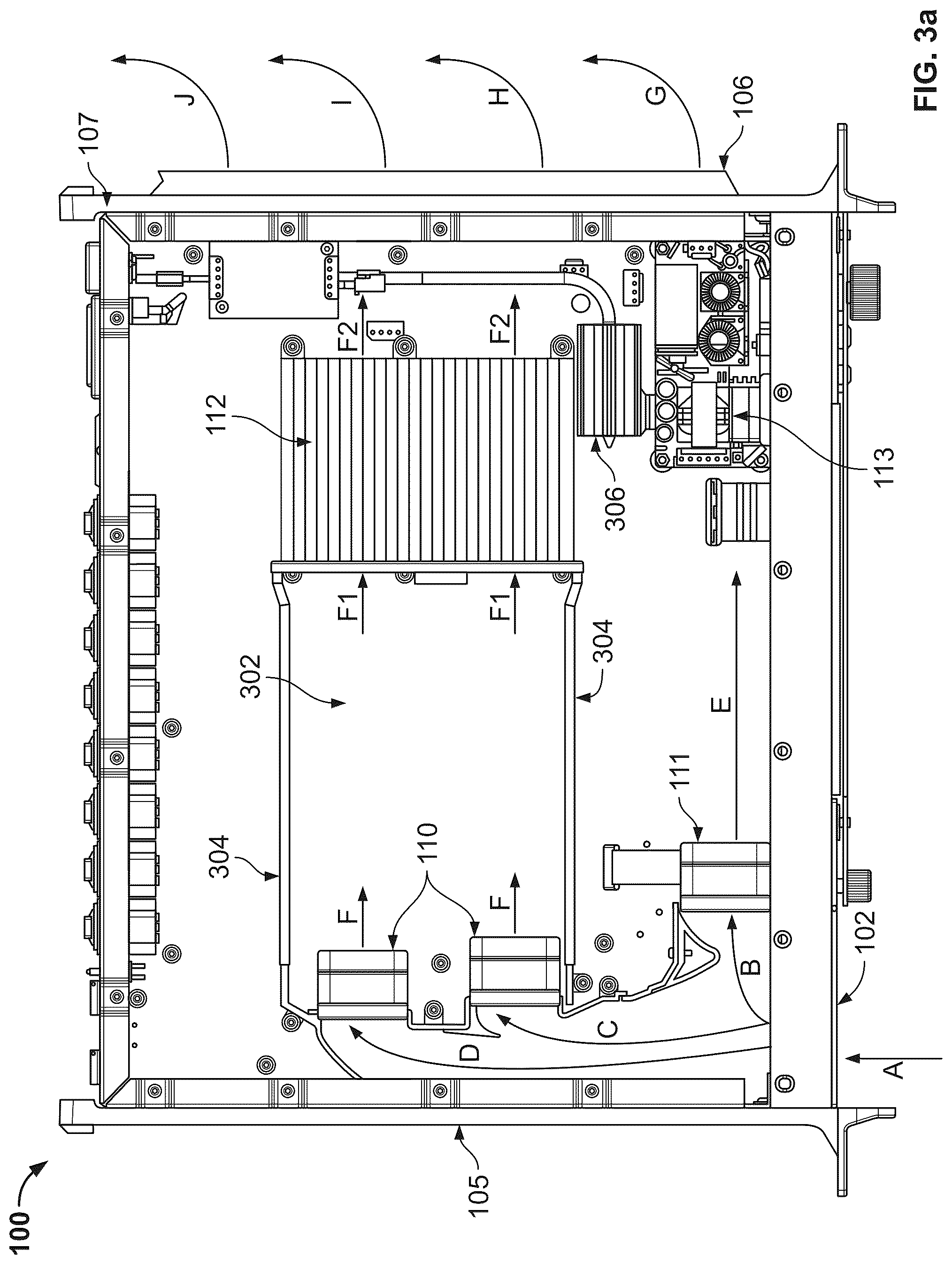 Patent US12328131 Figure 3 – Airflow arrangement in a wireless audio transceiver housing