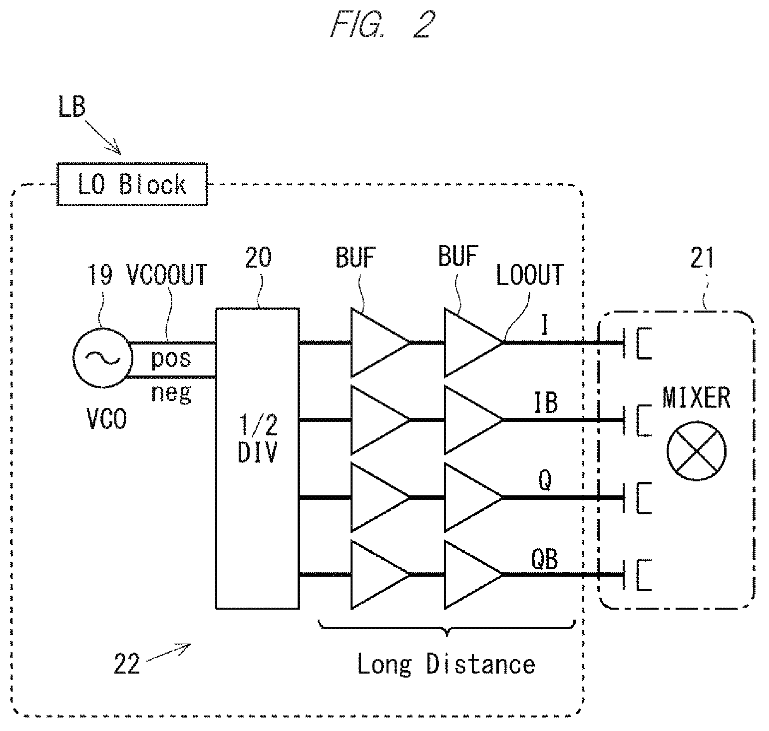 Patent US12328133 Figure 2 – High-frequency signal processing circuitry and wireless communication device