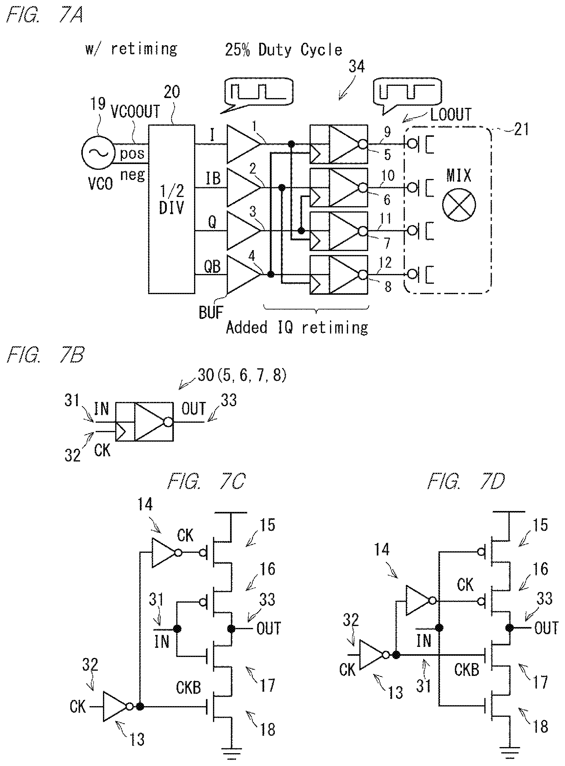 Patent US12328133 Figure 7 – High-frequency signal processing circuitry and wireless communication device