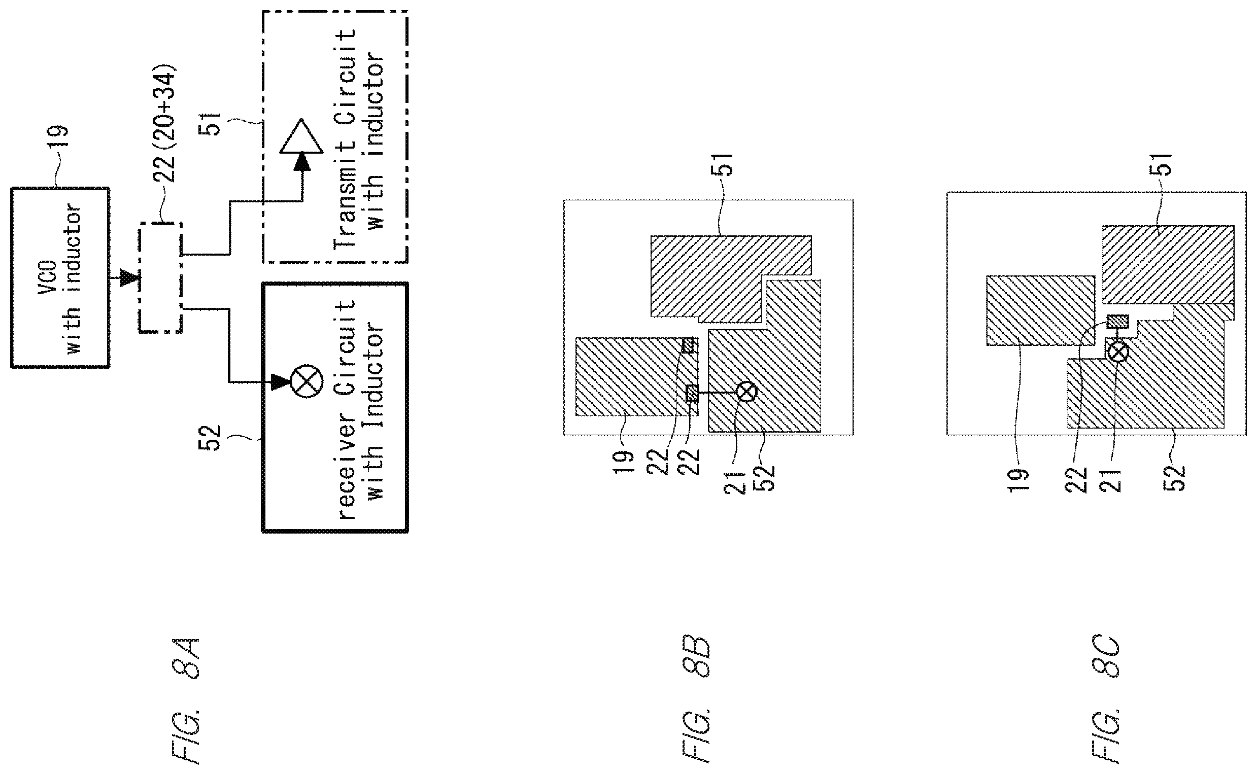 Patent US12328133 Figure 8 – High-frequency signal processing circuitry and wireless communication device
