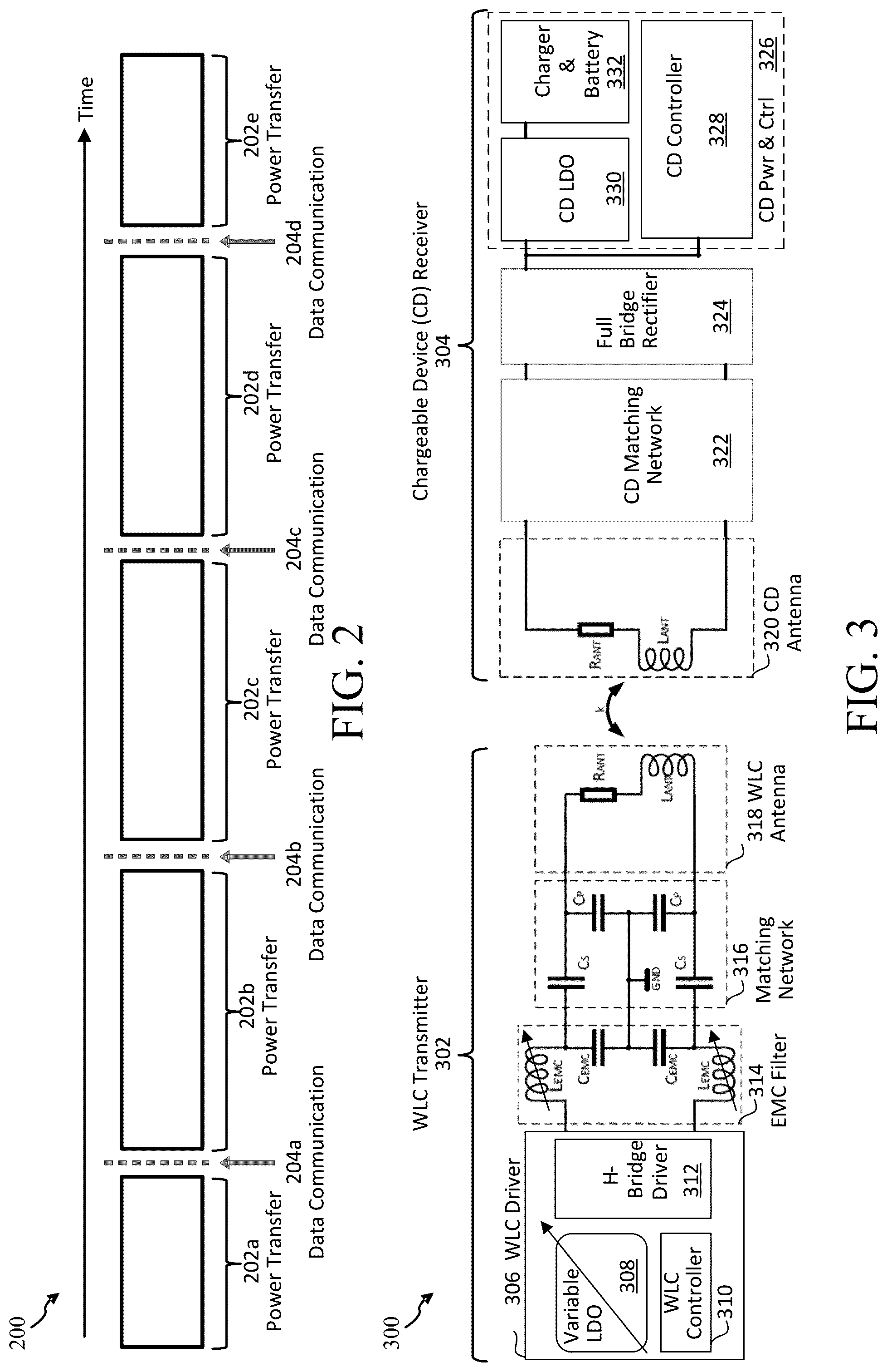 Patent US12328158 Figure 2 – Dynamically reconfigurable tuning for wireless power and data communications