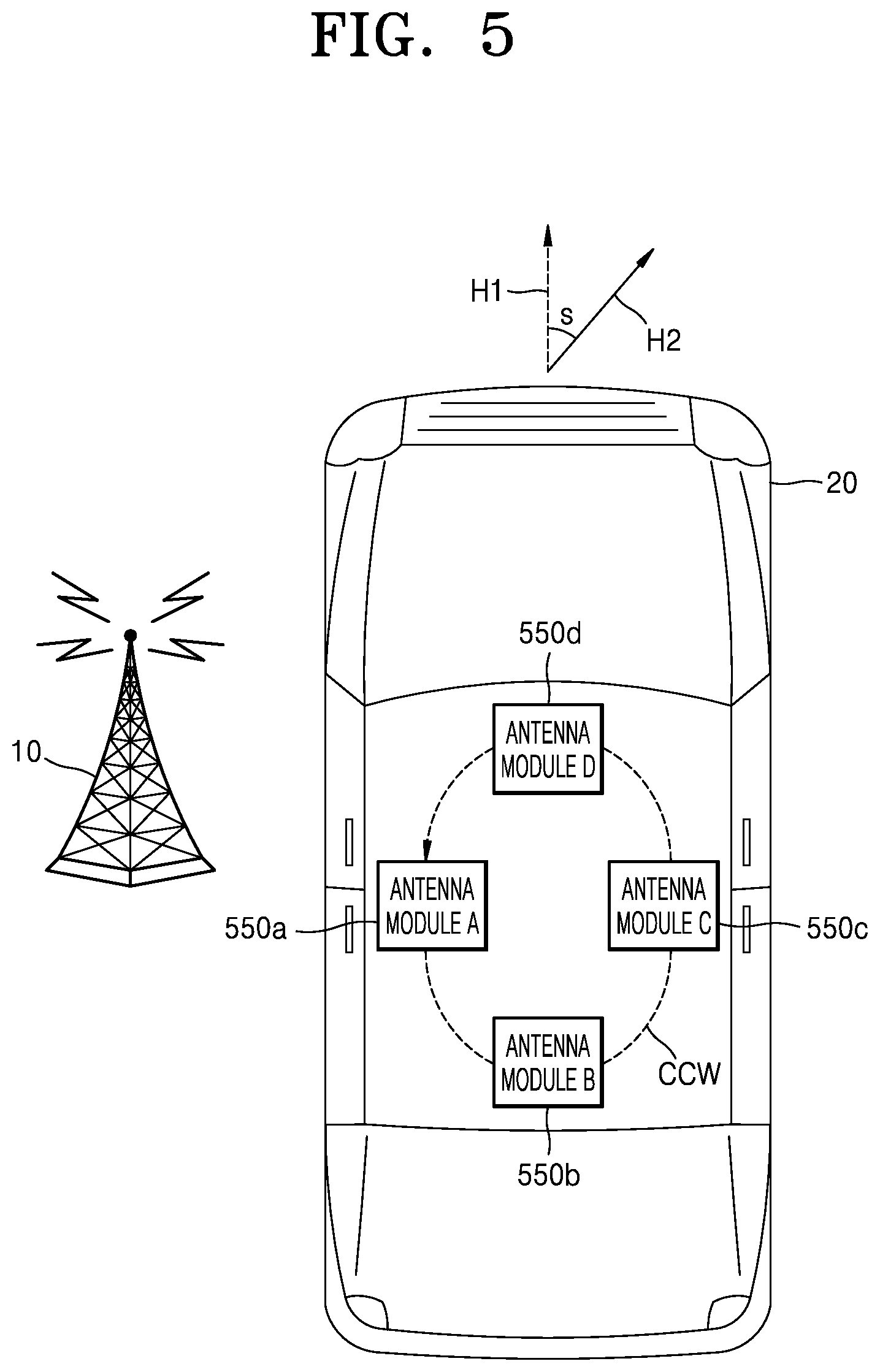 Patent US12328159 Figure 5 – Communication control device, and method for establishing communication link by using same