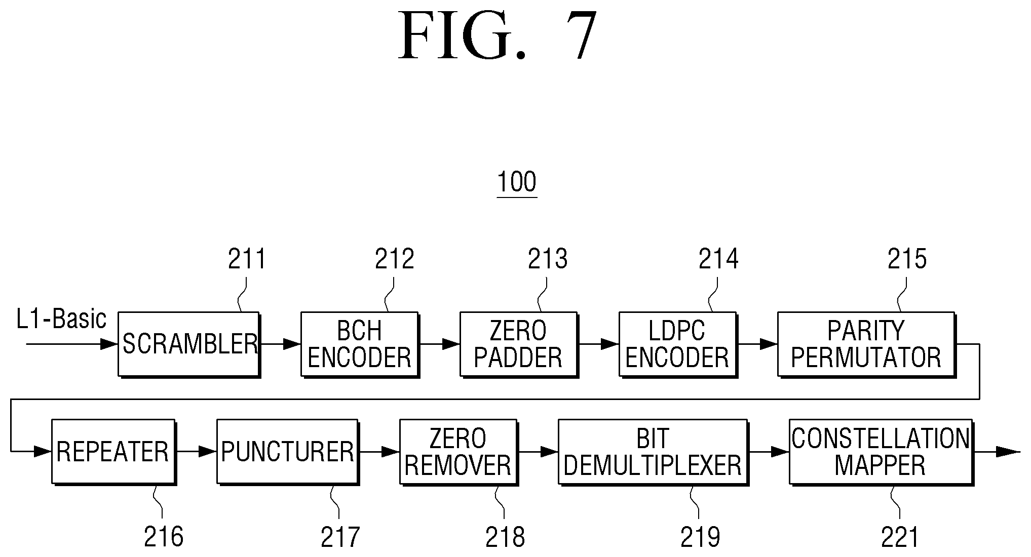 Patent US12328187 Figure 7 – Transmitter and shortening method thereof