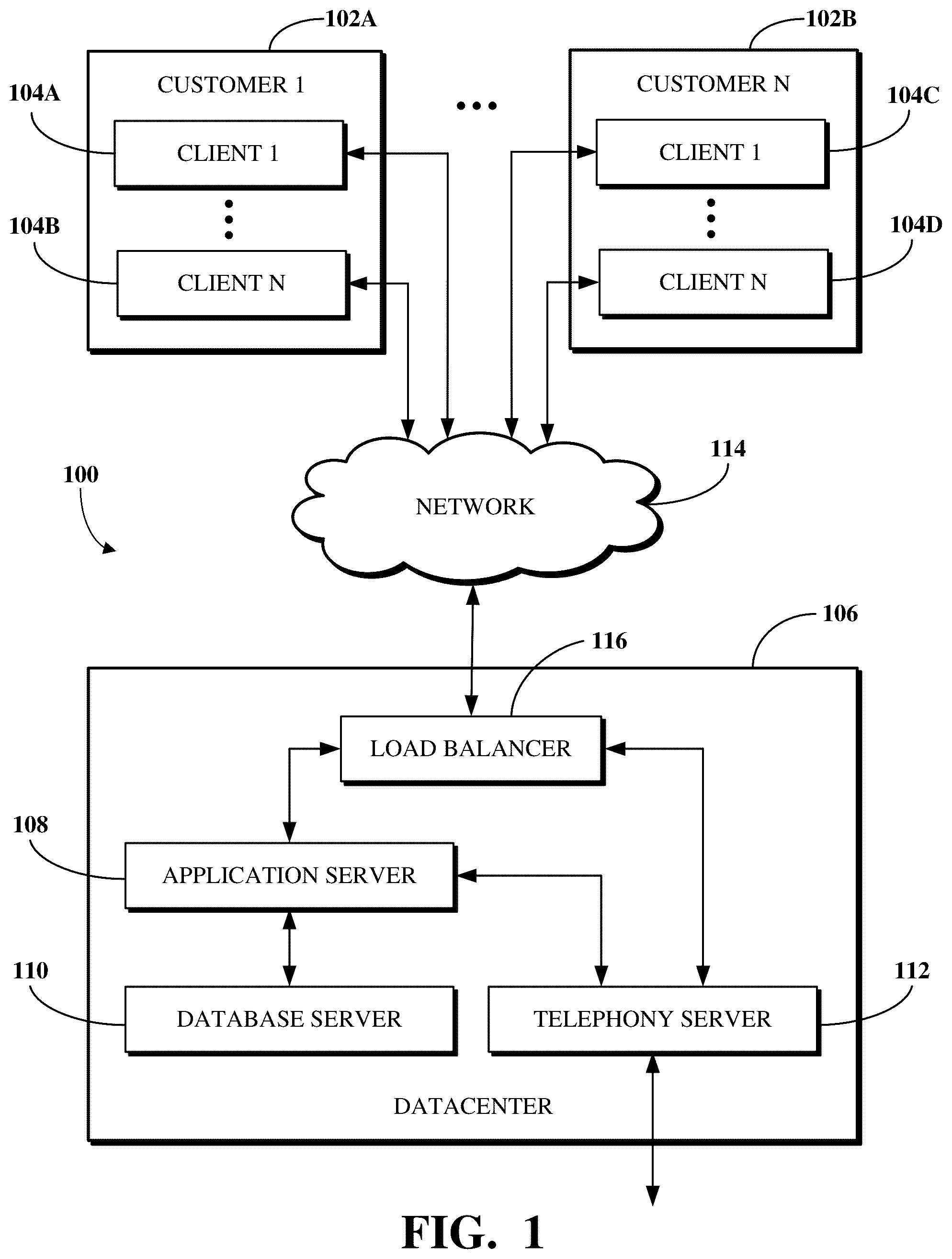 Patent US12328199 Figure 1 – Participant audio stream modification