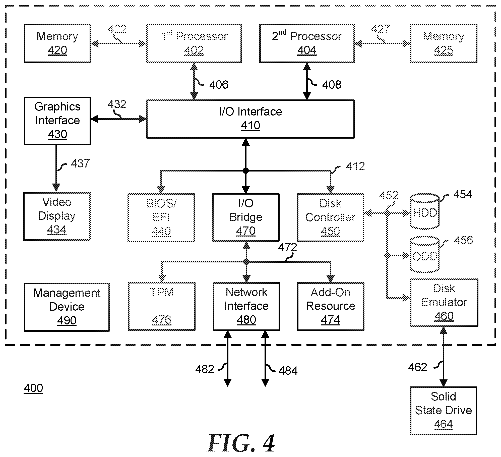 Patent US12328211 Figure 3 – Common mode noise measurement in a data communication interface receiver