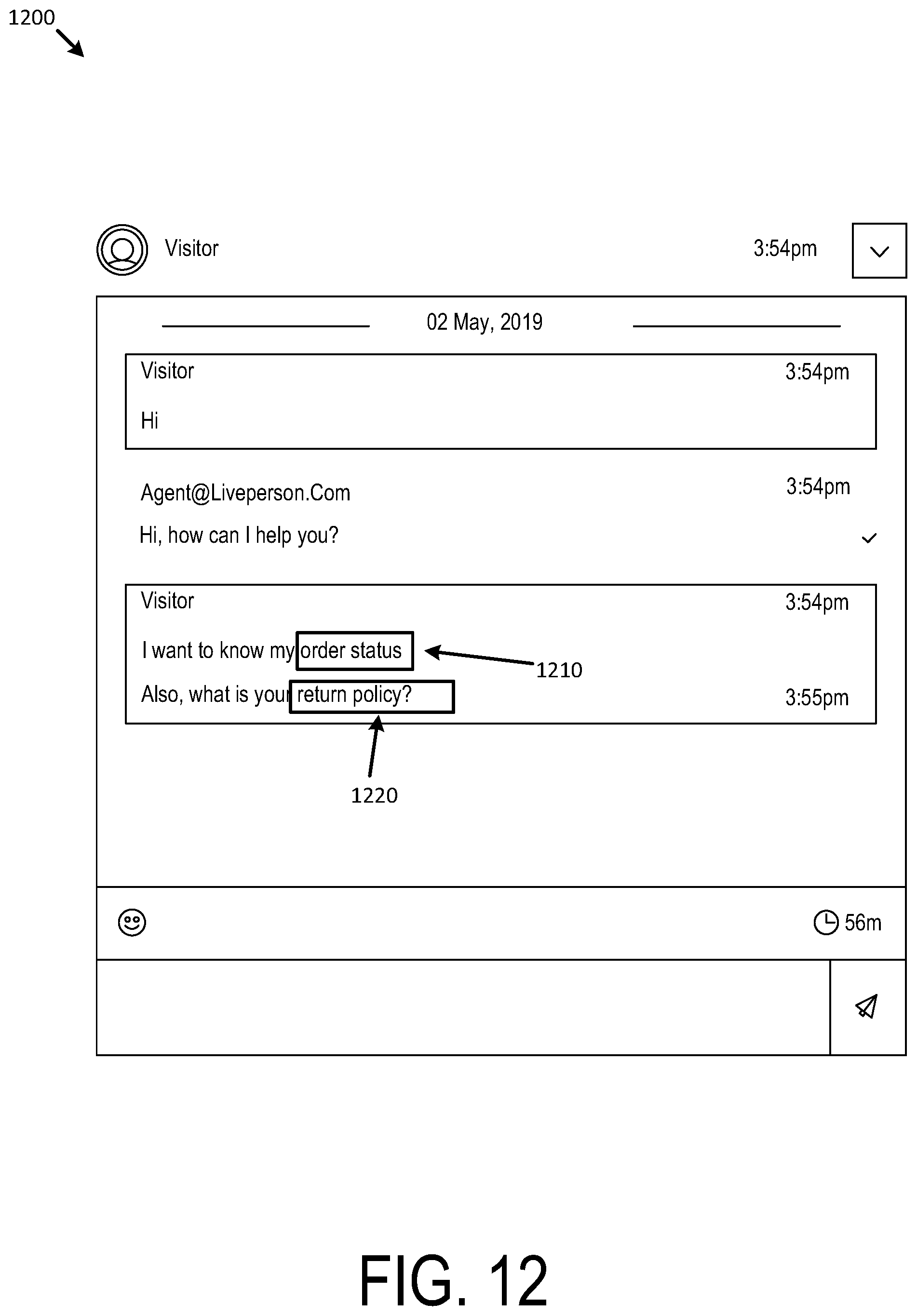 Patent US12328239 Figure 14 – Systems and methods for bot selection calibration in two-way communications