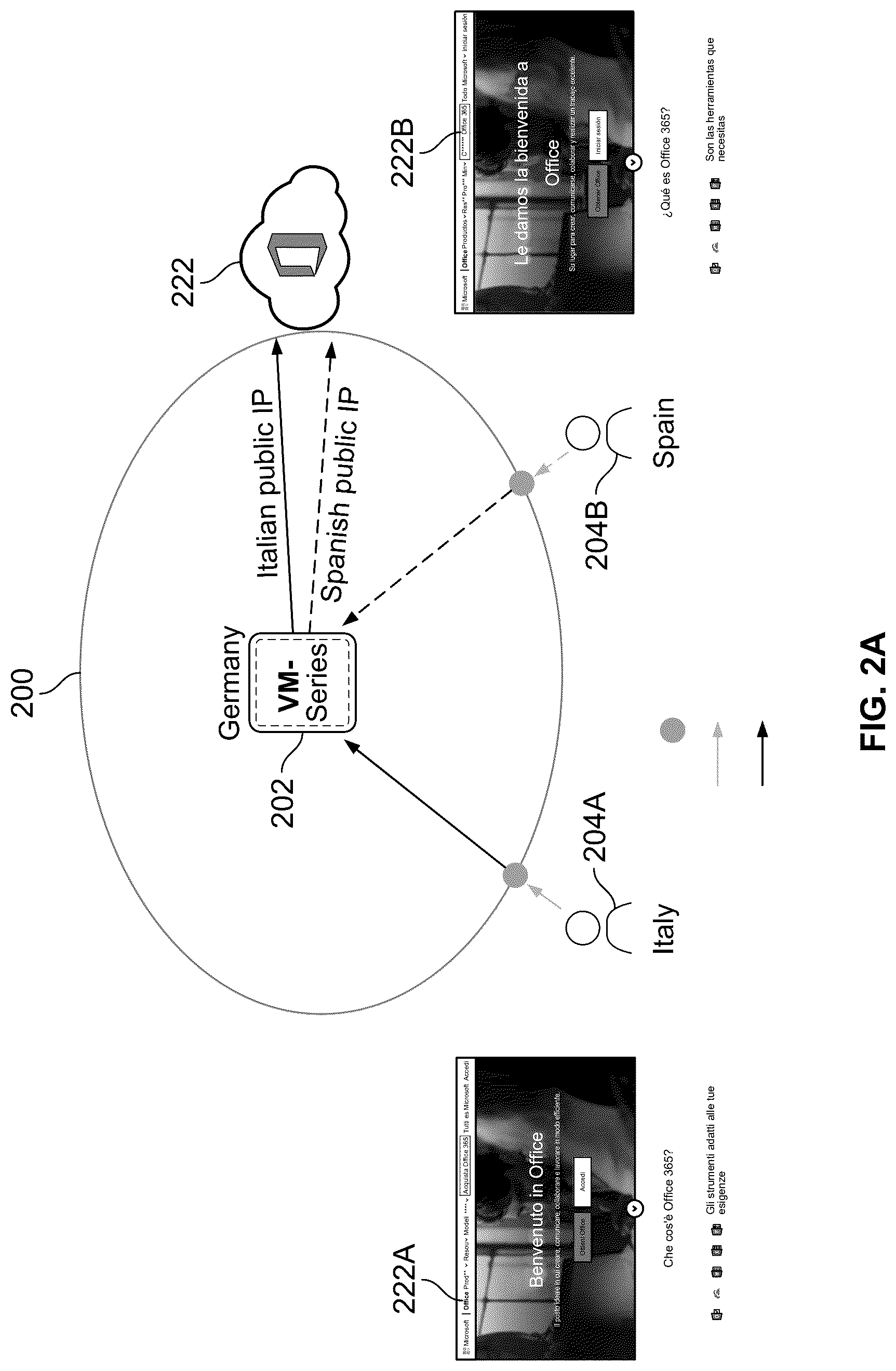 Patent US12328256 Figure 2 – Supporting overlapping network addresses universally