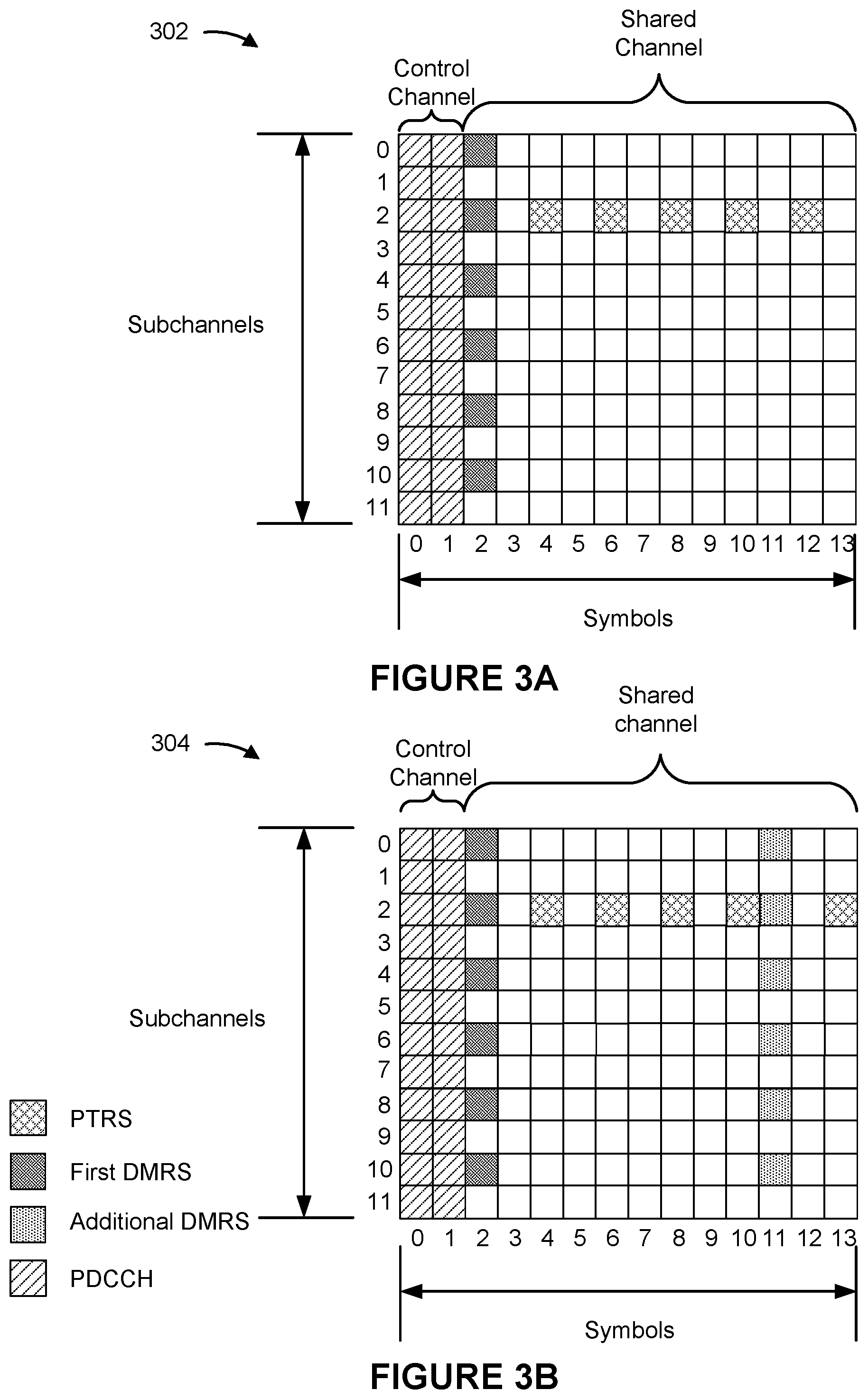 Patent US12328273 Figure 3 – Code block-based resource mapping for transmissions with data-modulated demodulation reference signals