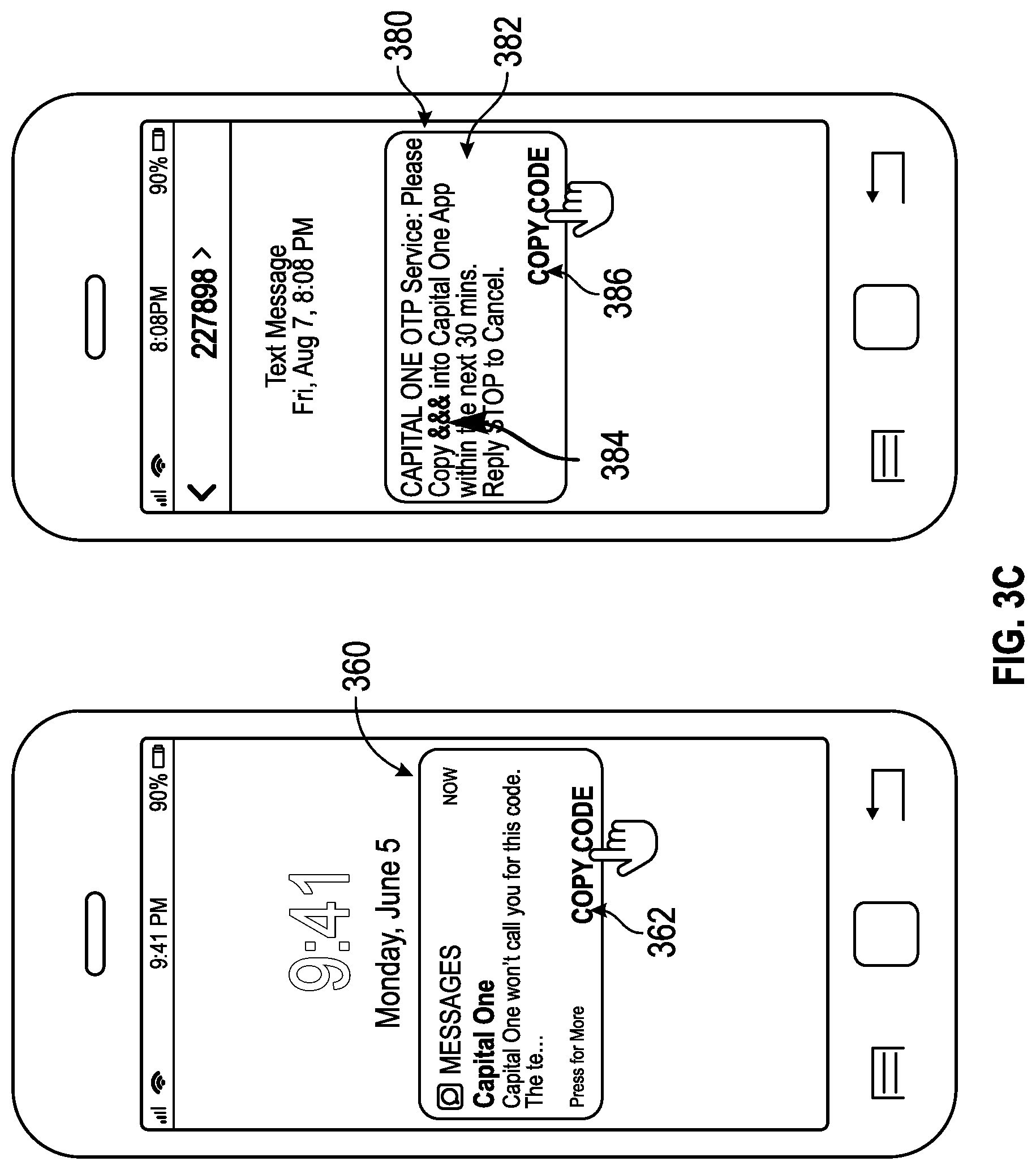Patent US12328310 Figure 5 – Computer-based systems involving enhanced one-time passcode (OTP) messaging and methods of use thereof