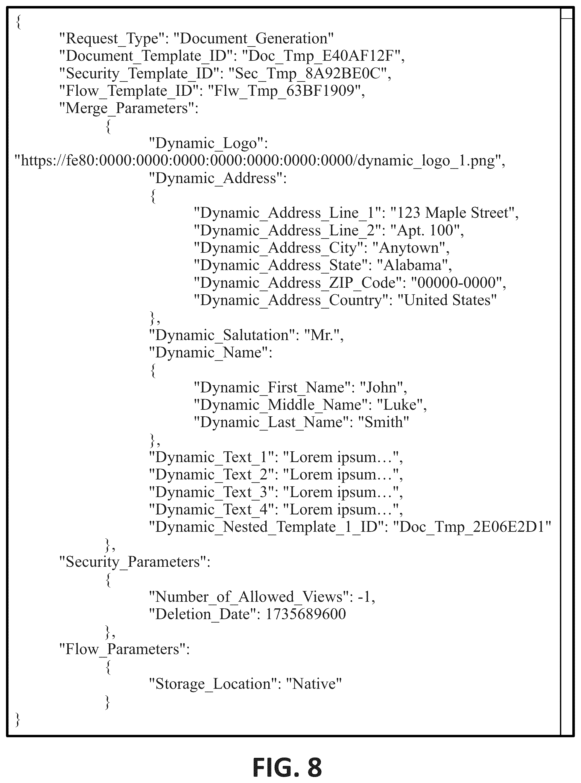 Patent US12328315 Figure 8 – Methods and systems for user authentication and file access control
