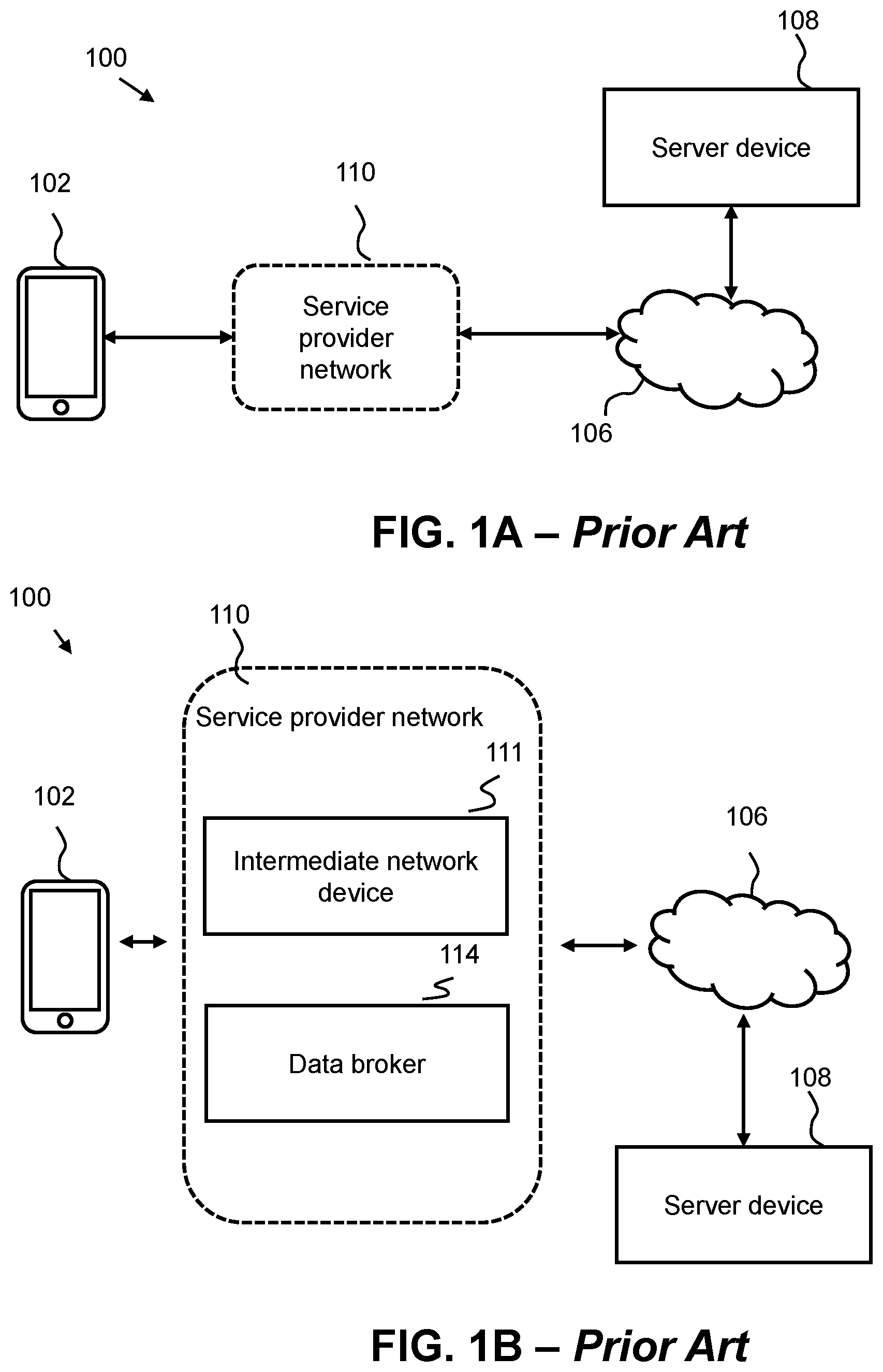 Patent US12328320 — Provision of data from a service provider network — Figure 1