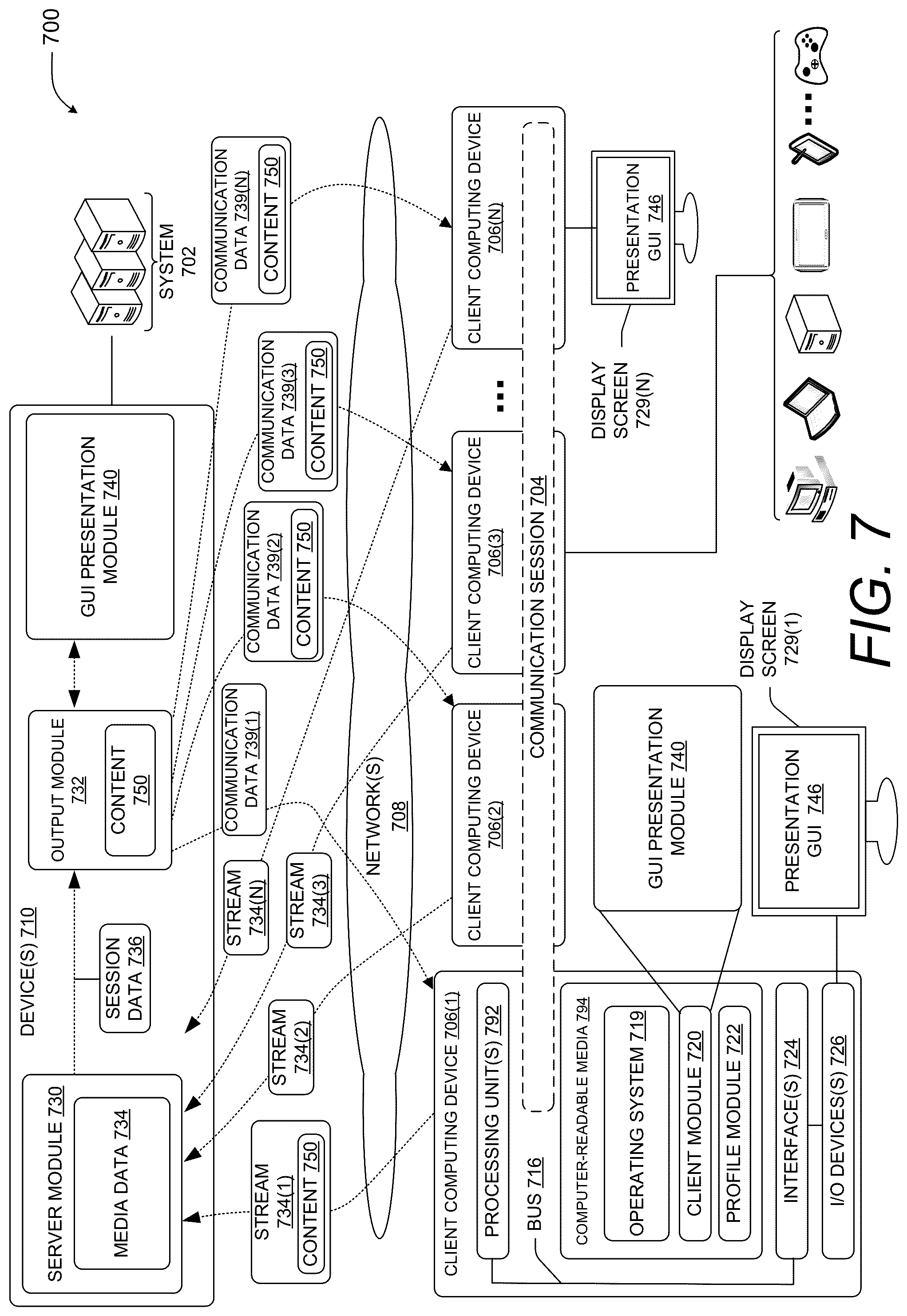 Patent US12328348 Figure 11 – Updating user-specific application instances based on collaborative object activity