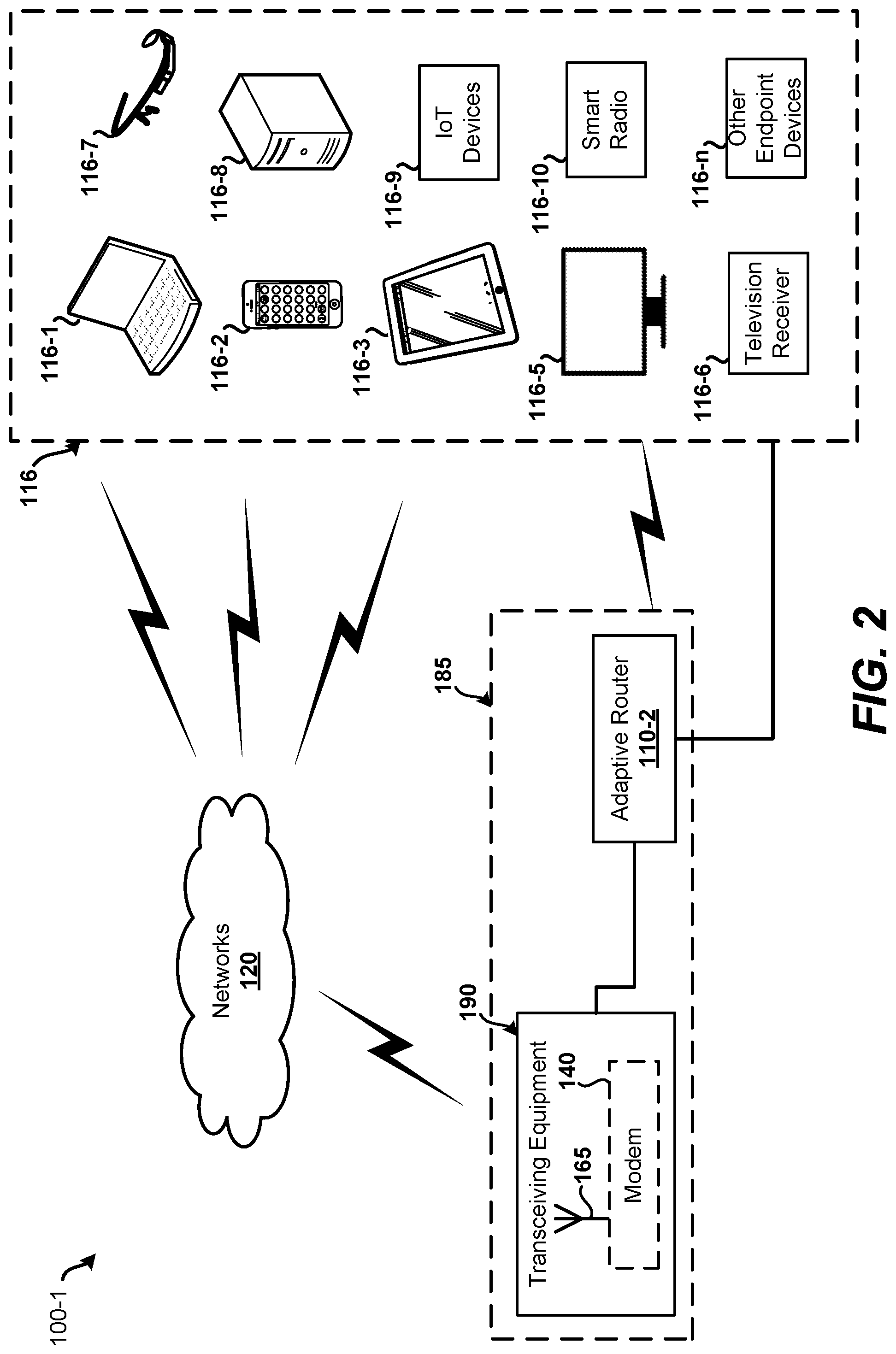 Patent US12328352 Figure 2 – Asynchronous real-time media transfer over wireless networks