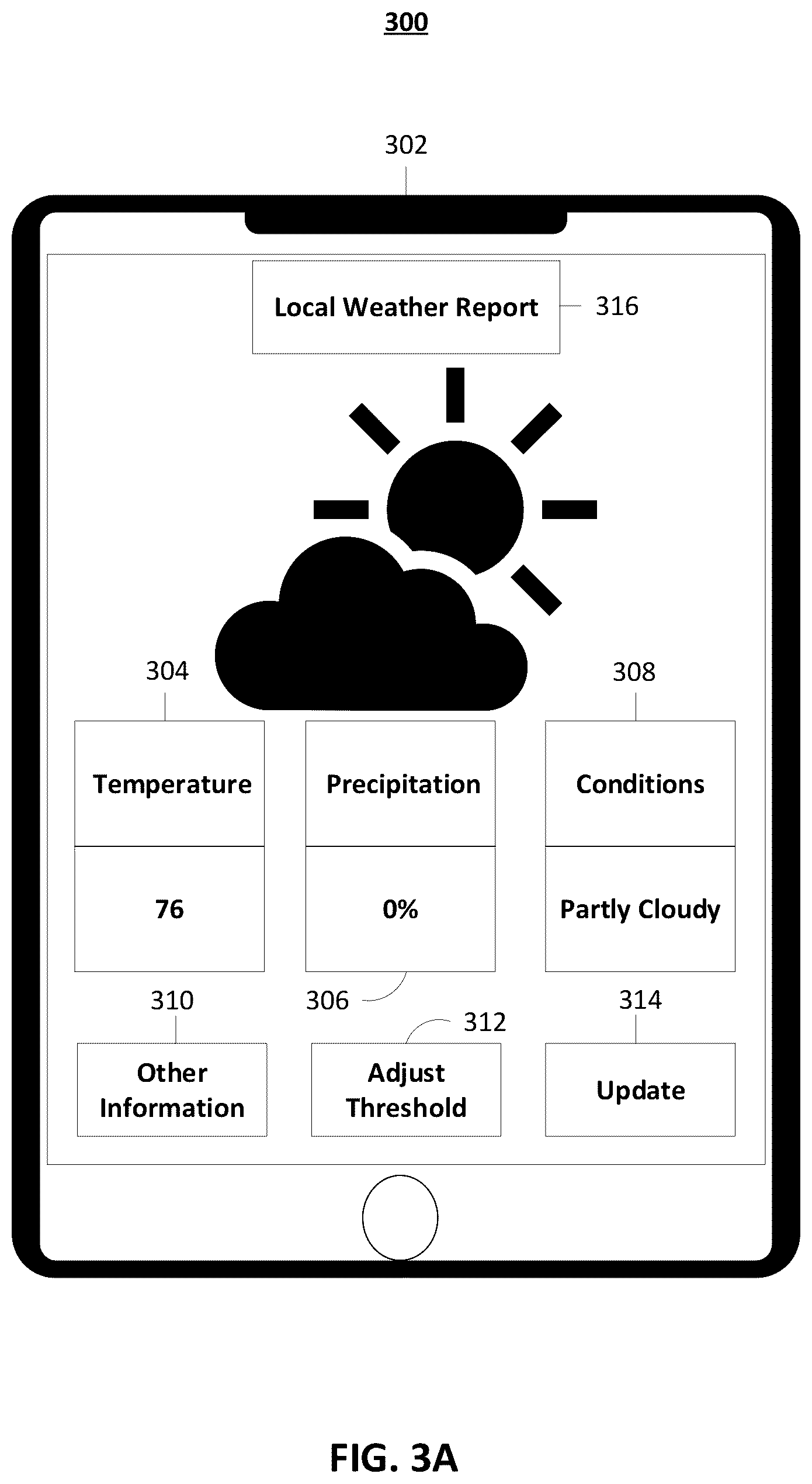 Patent US12328371 Figure 3 – Localized weather application
