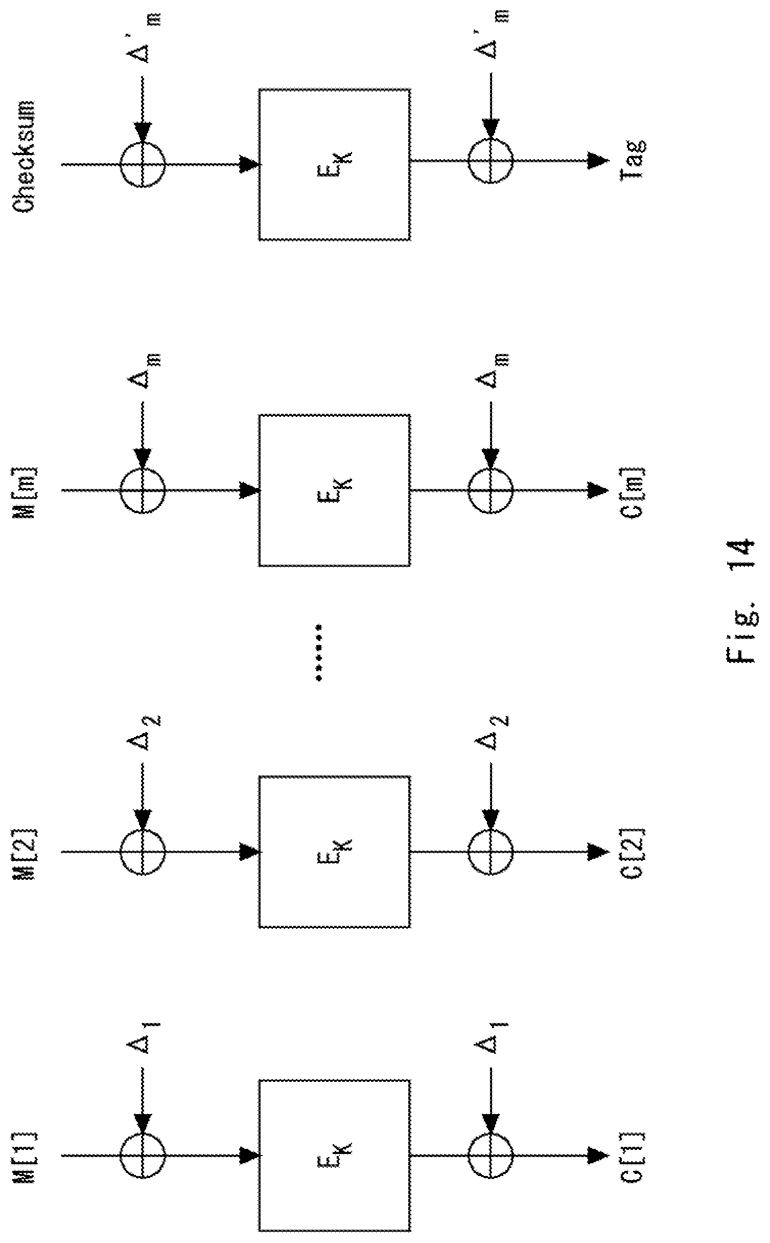 Patent US12328397 Figure 14 – Memory processing apparatus, memory verification apparatus, memory updating apparatus, memory protection system, method, and computer readable medium