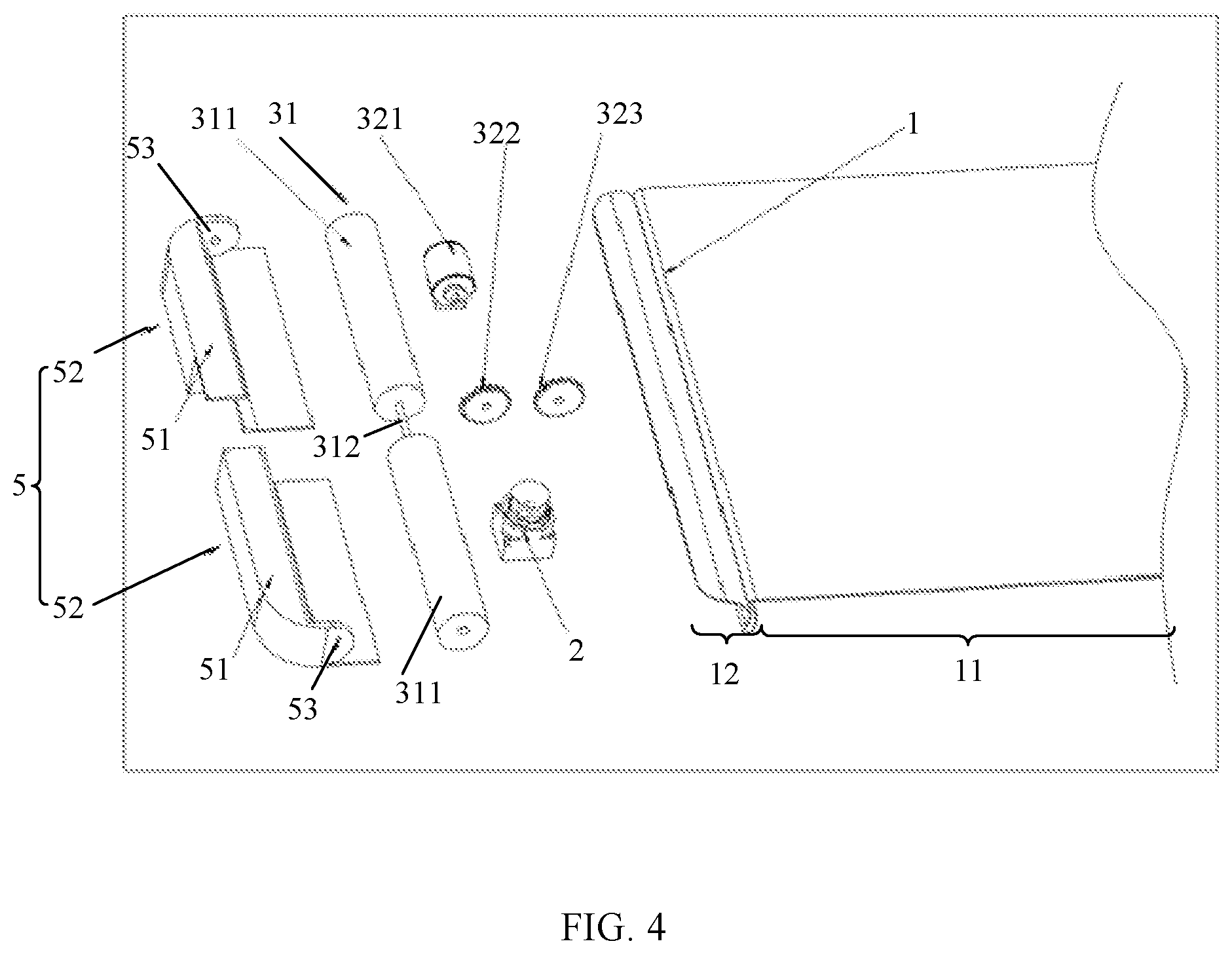 Patent US12328403 Figure 4 – Full-screen electronic device