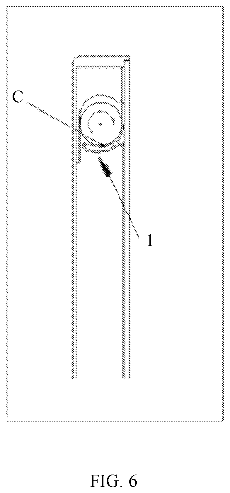 Patent US12328403 Figure 6 – Full-screen electronic device