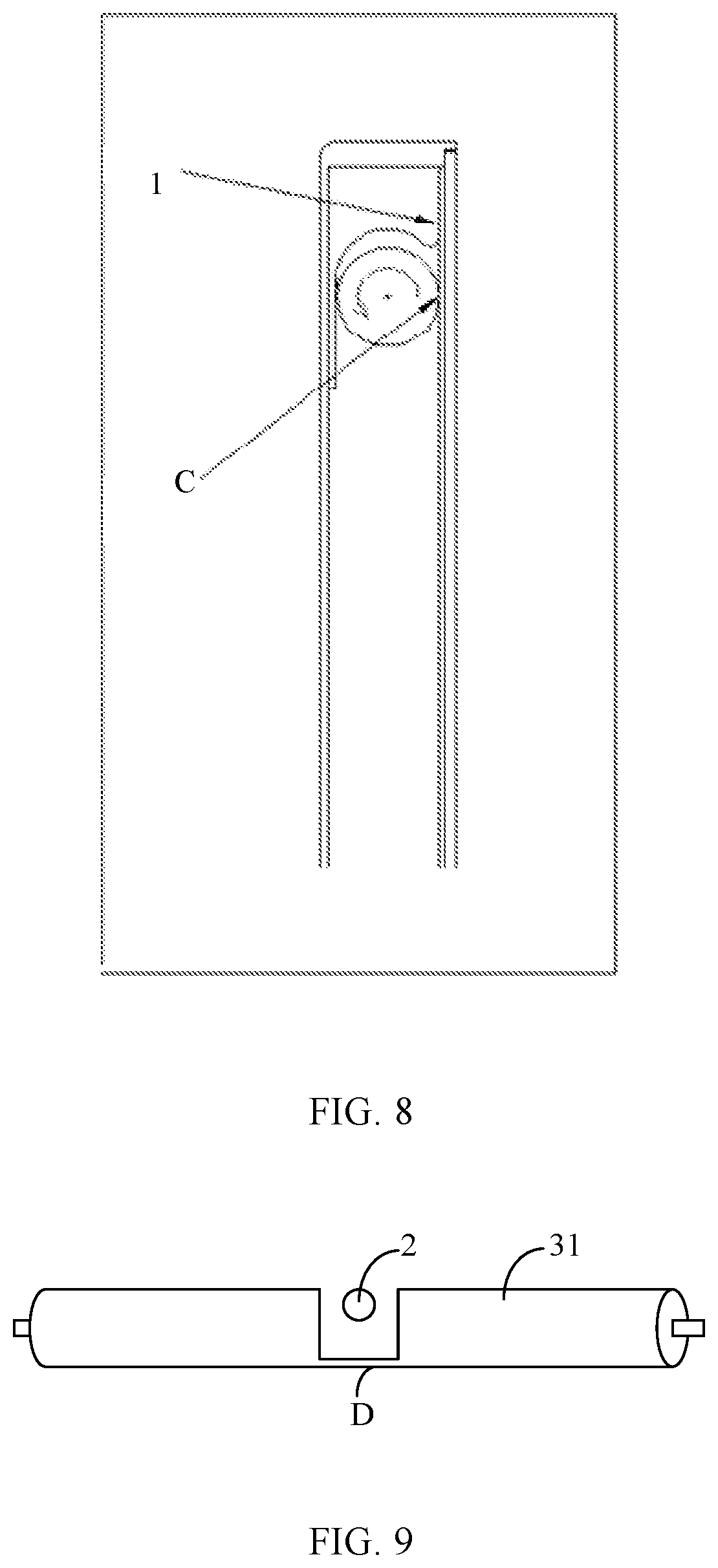 Patent US12328403 Figure 8 – Full-screen electronic device