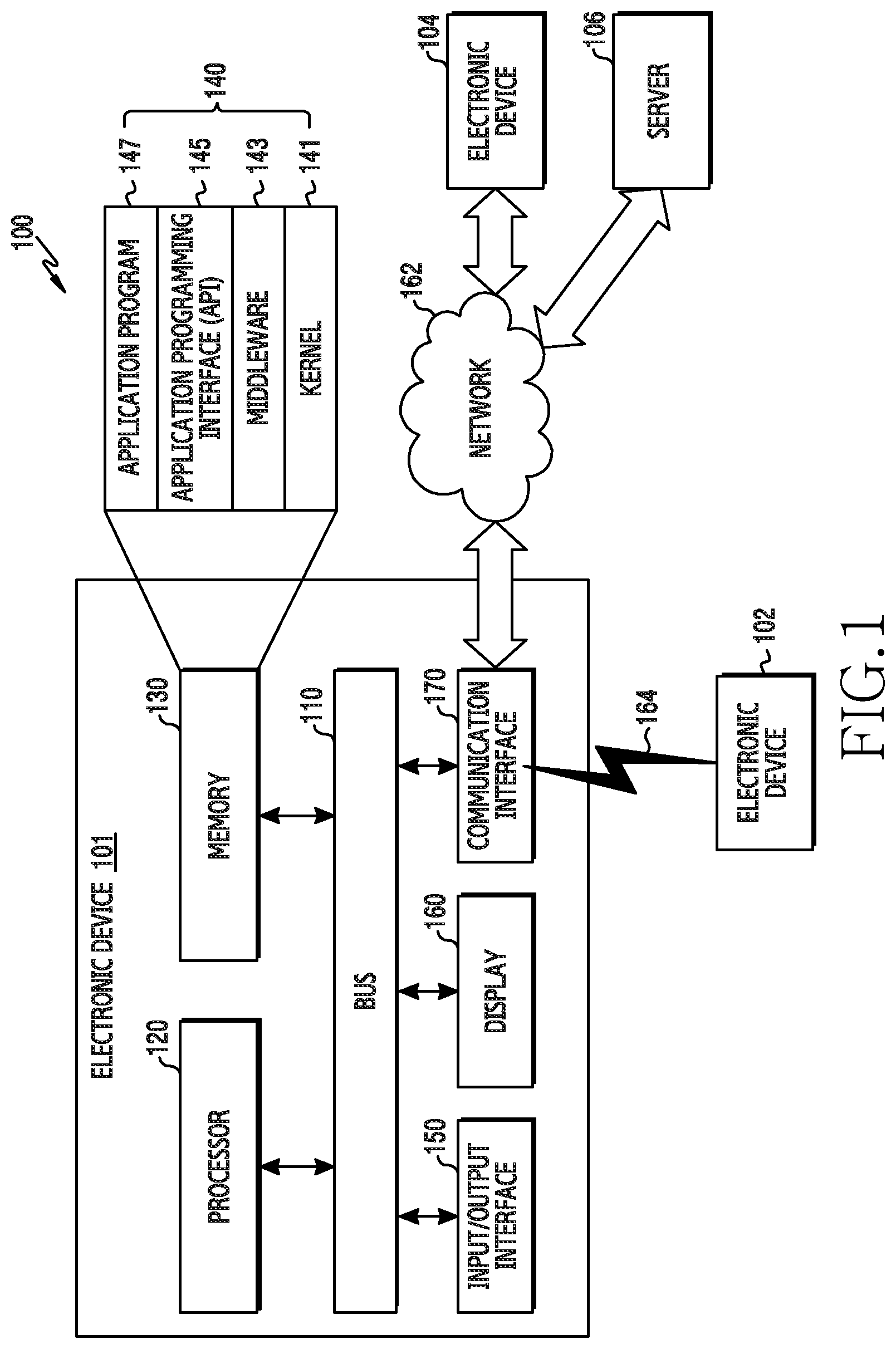 Patent US12328405 Figure 1 – Electronic device with metal frame antenna