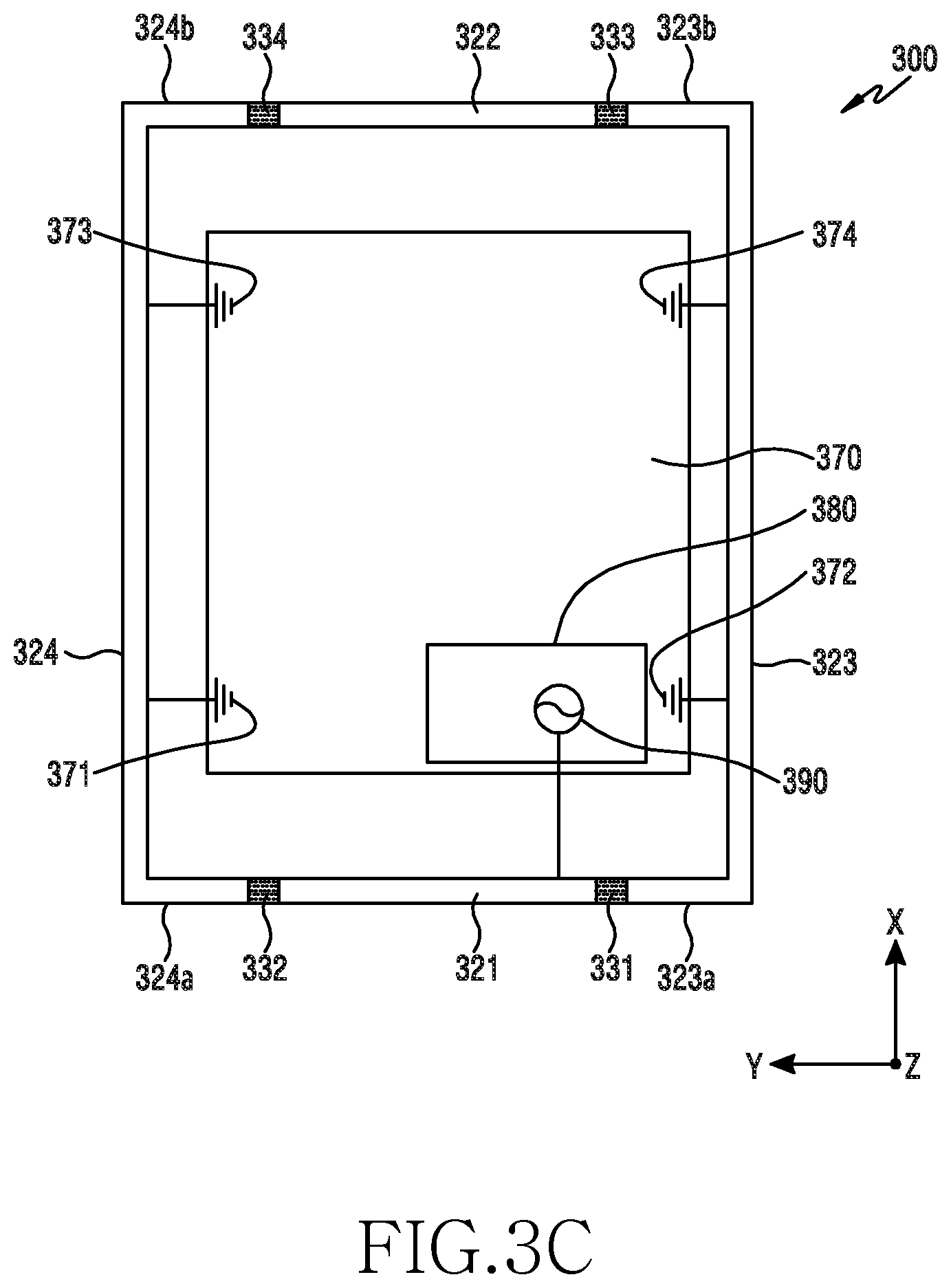 Patent US12328405 Figure 5 – Electronic device with metal frame antenna