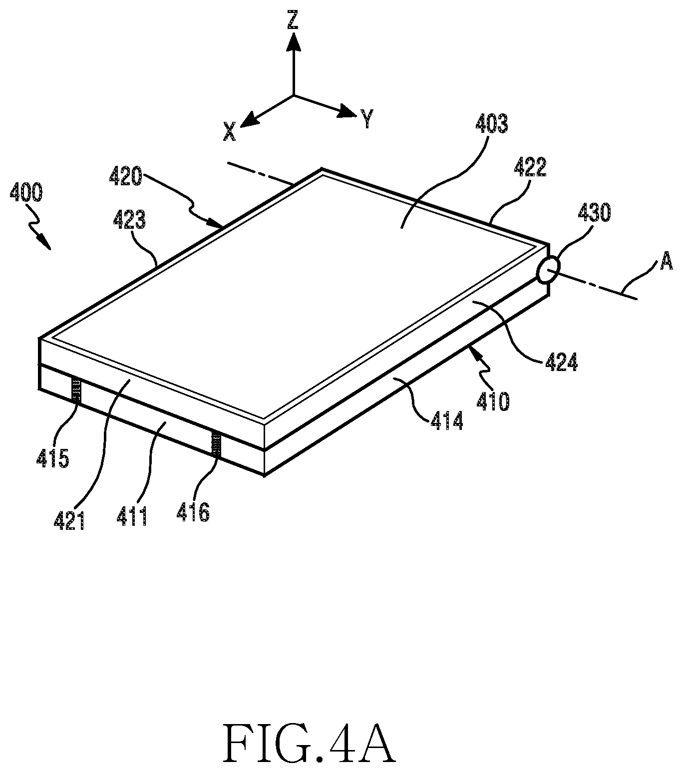 Patent US12328405 Figure 8 – Electronic device with metal frame antenna