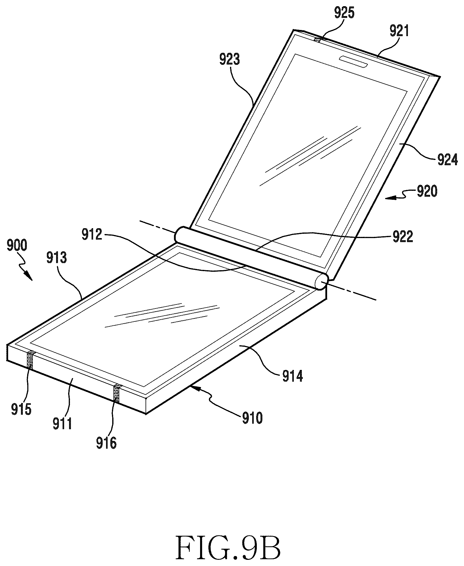 Patent US12328405 Figure 19 – Electronic device with metal frame antenna