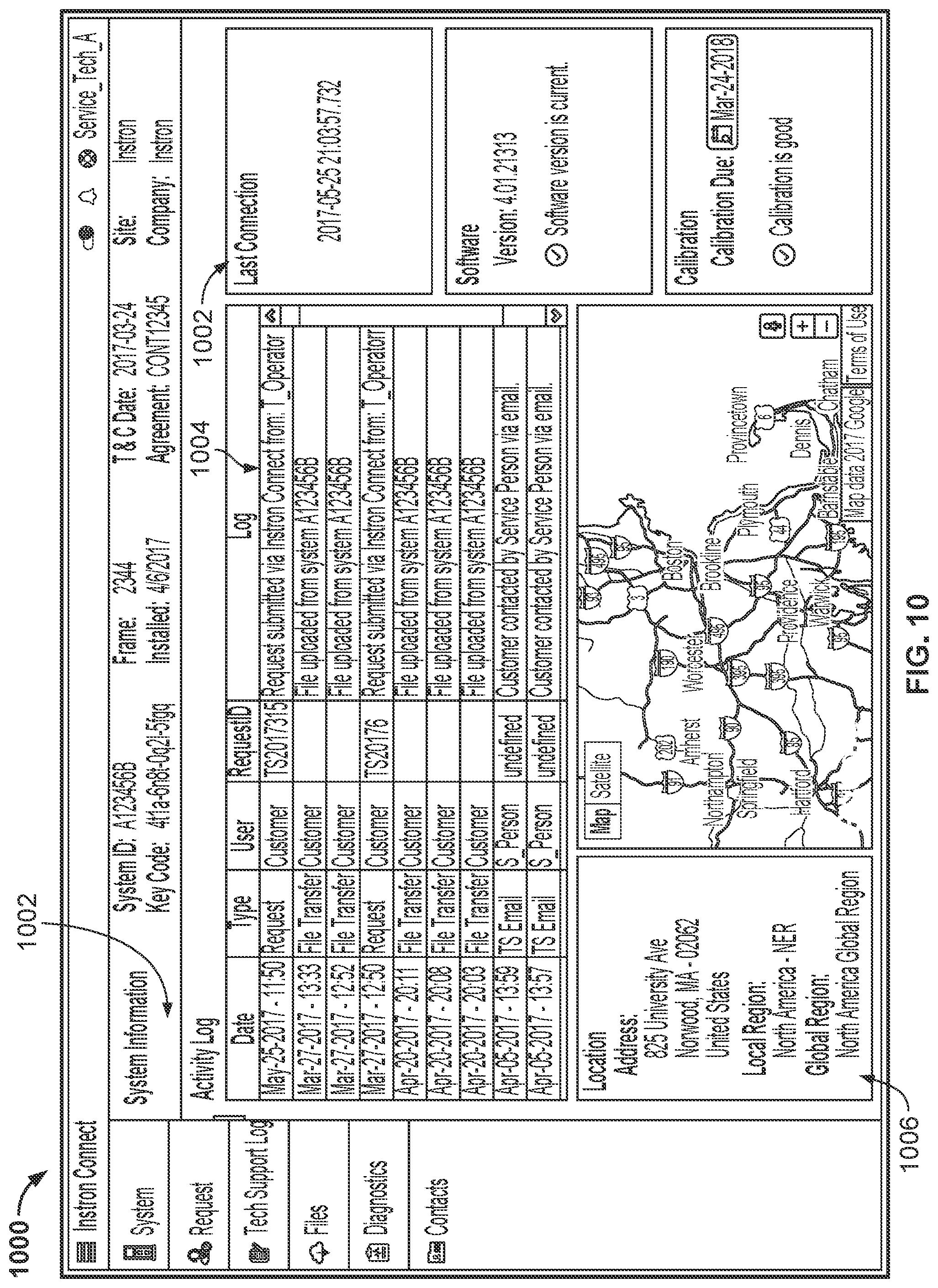Patent US12328413 Figure 10 – Systems and methods to provide remote support services to a testing device