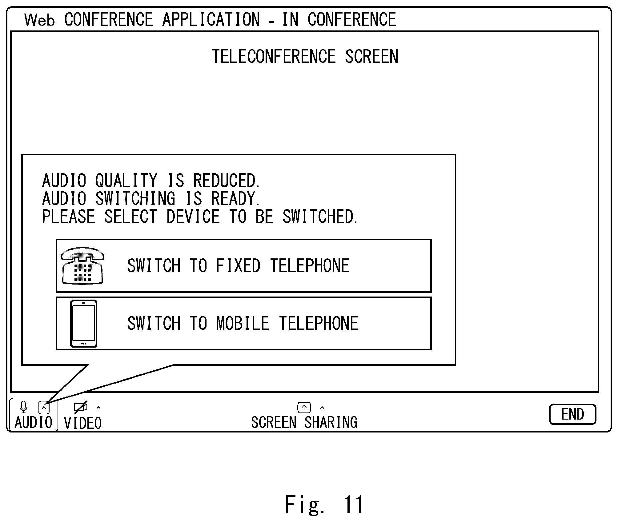 Patent US12328415 Figure 11 – Telephone relay device, teleconference server, teleconference system, telephone relay method, and program