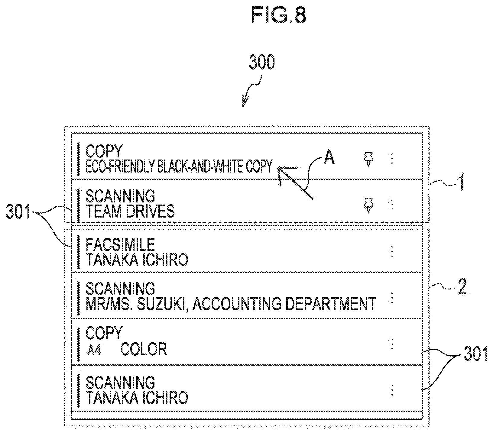 Patent US12328419 Figure 8 – Control device and recording medium