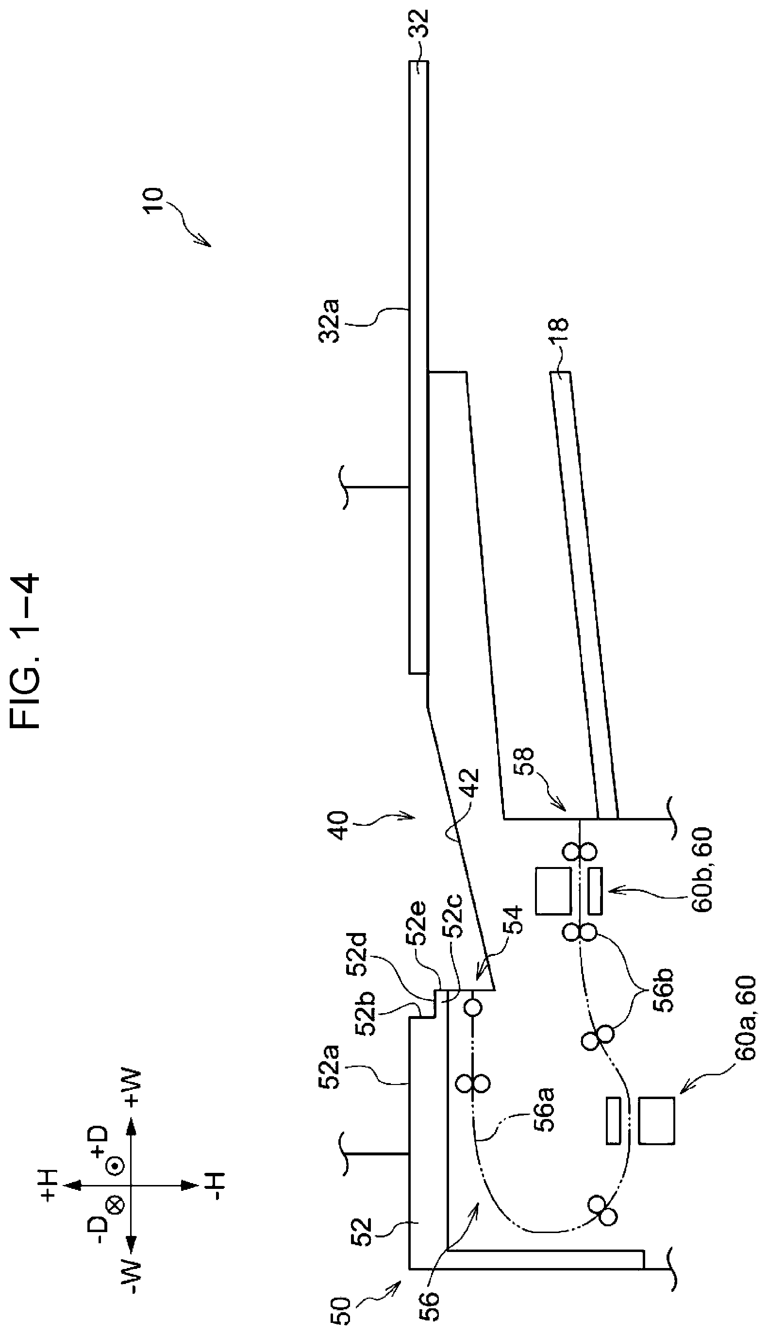Patent US12328420 Figure 4 – Document reading device and image forming apparatus