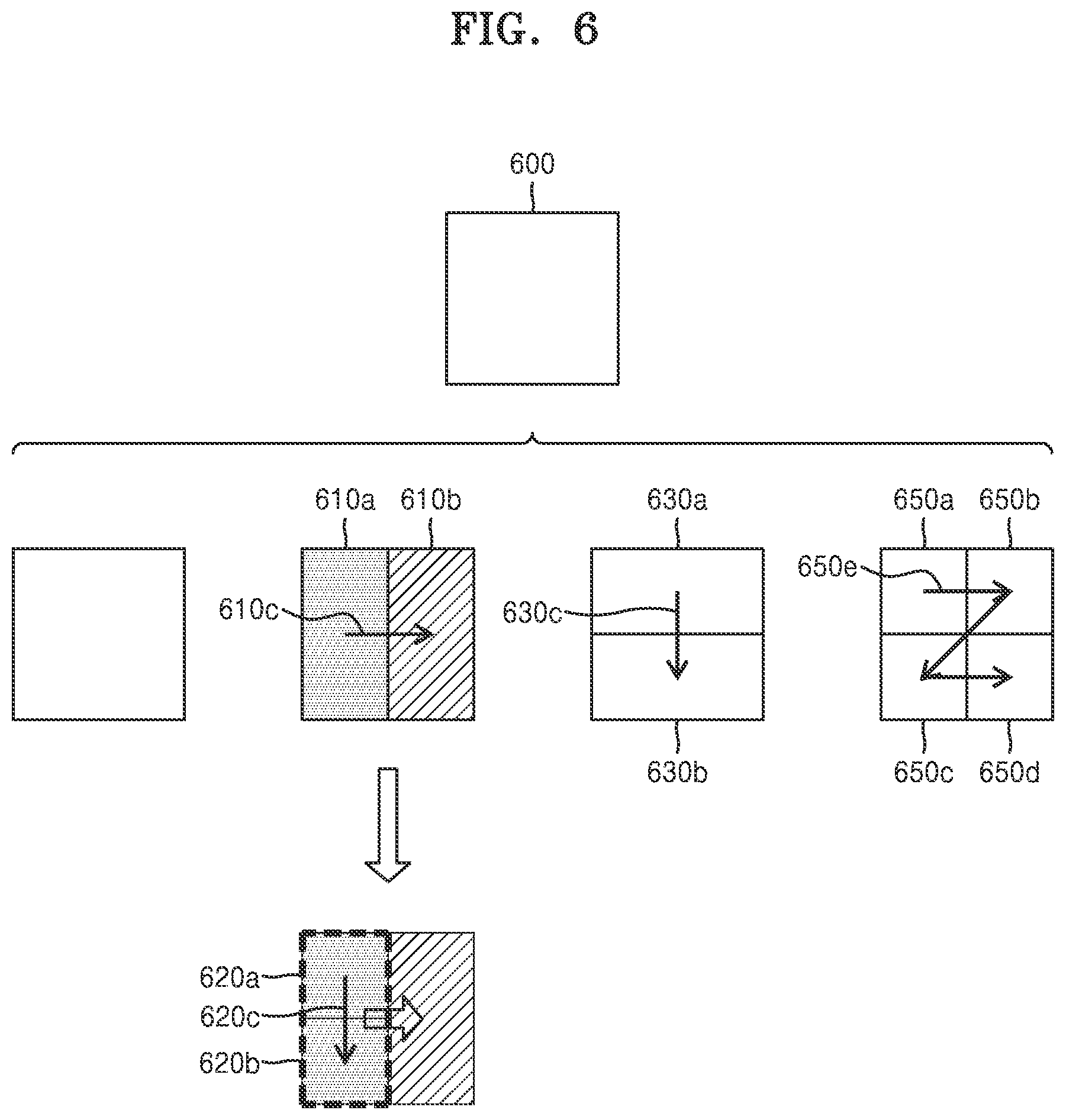 Patent US12328443 Figure 6 – Encoding and decoding method and device for determining a decoding order between a left and a right lower blocks
