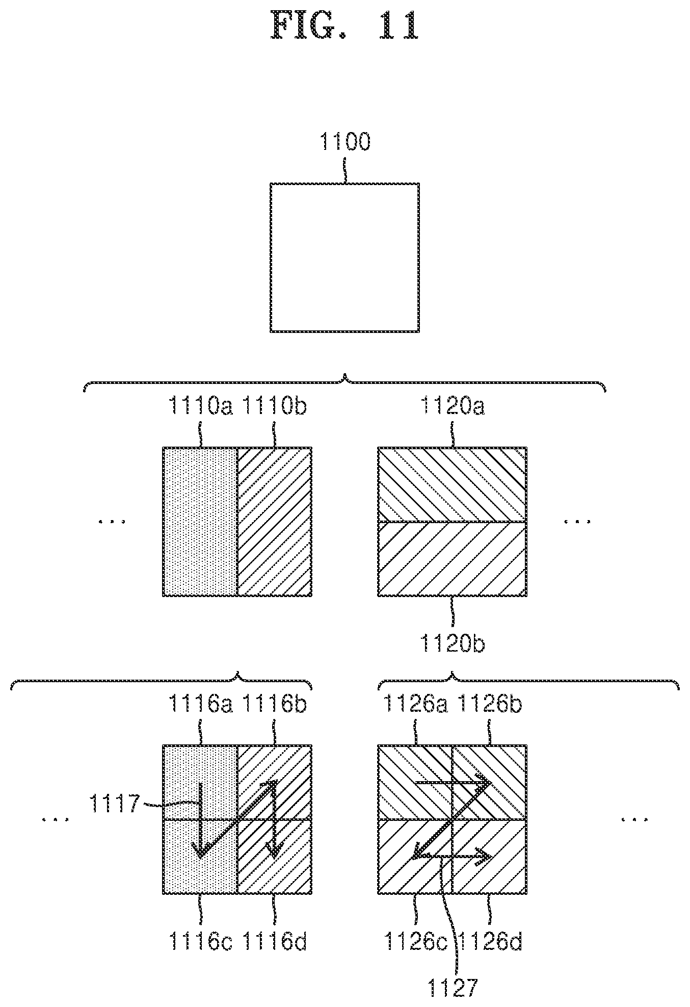 Patent US12328443 Figure 11 – Encoding and decoding method and device for determining a decoding order between a left and a right lower blocks